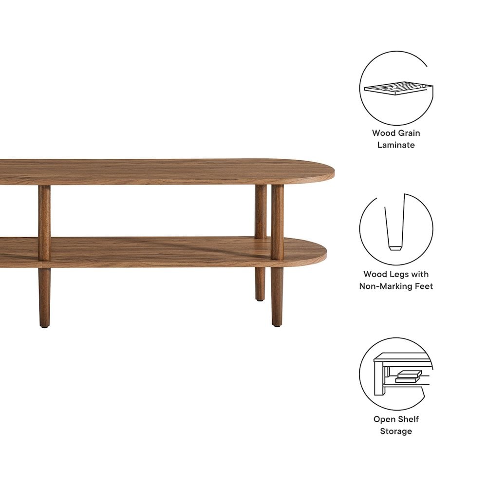 Modway EEI-7158-WAL Tv-Stands - View #2