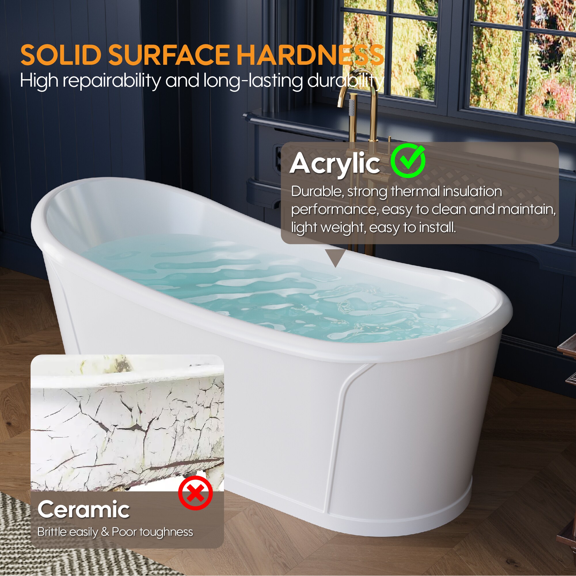 WELLFOR CB-P163600 bathtubs - View #5