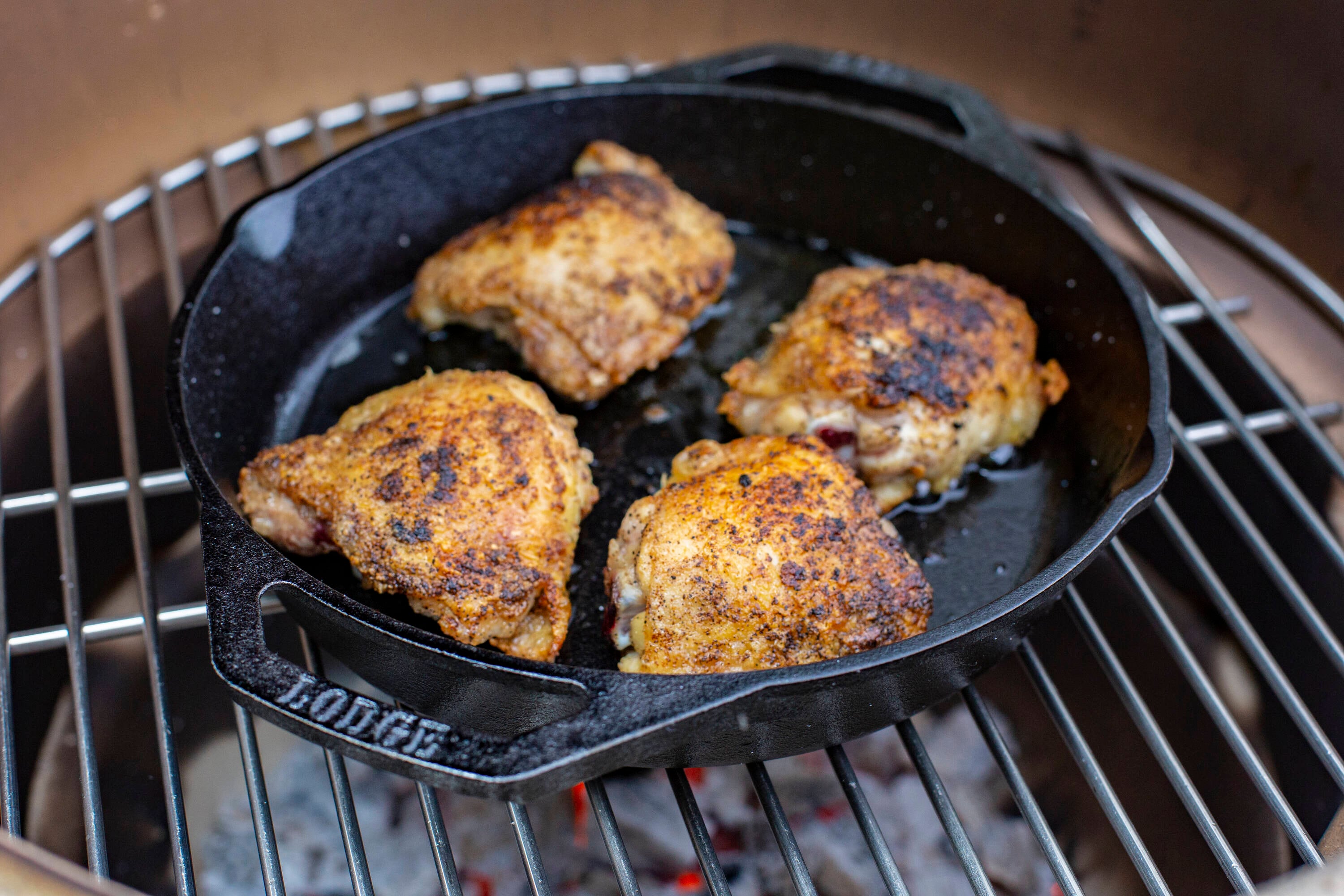 10.25-Inch Black Cast Iron Skillet with Dual Handles