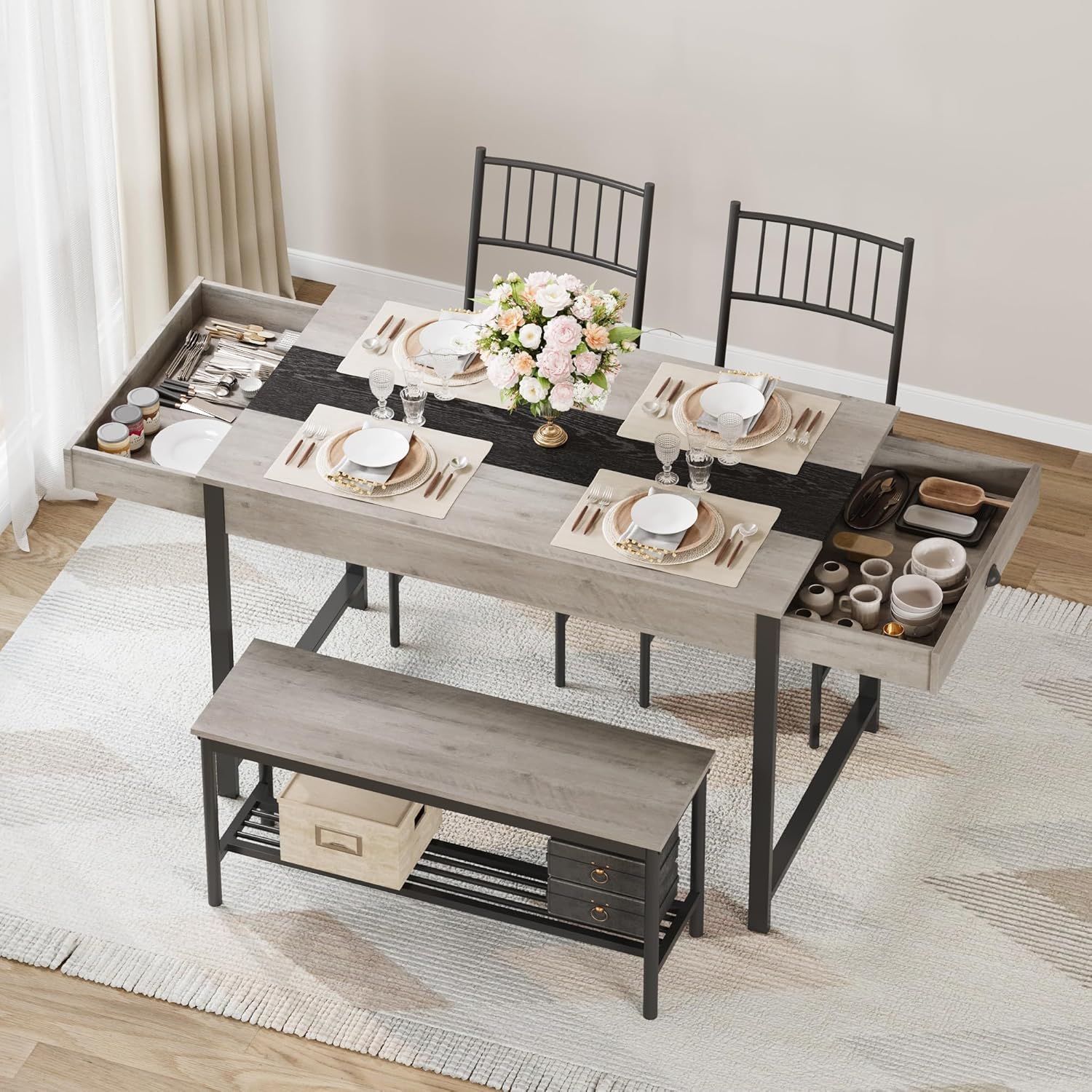 Garvee XSN-PHO-348KNP7B Dining-Sets - View #3