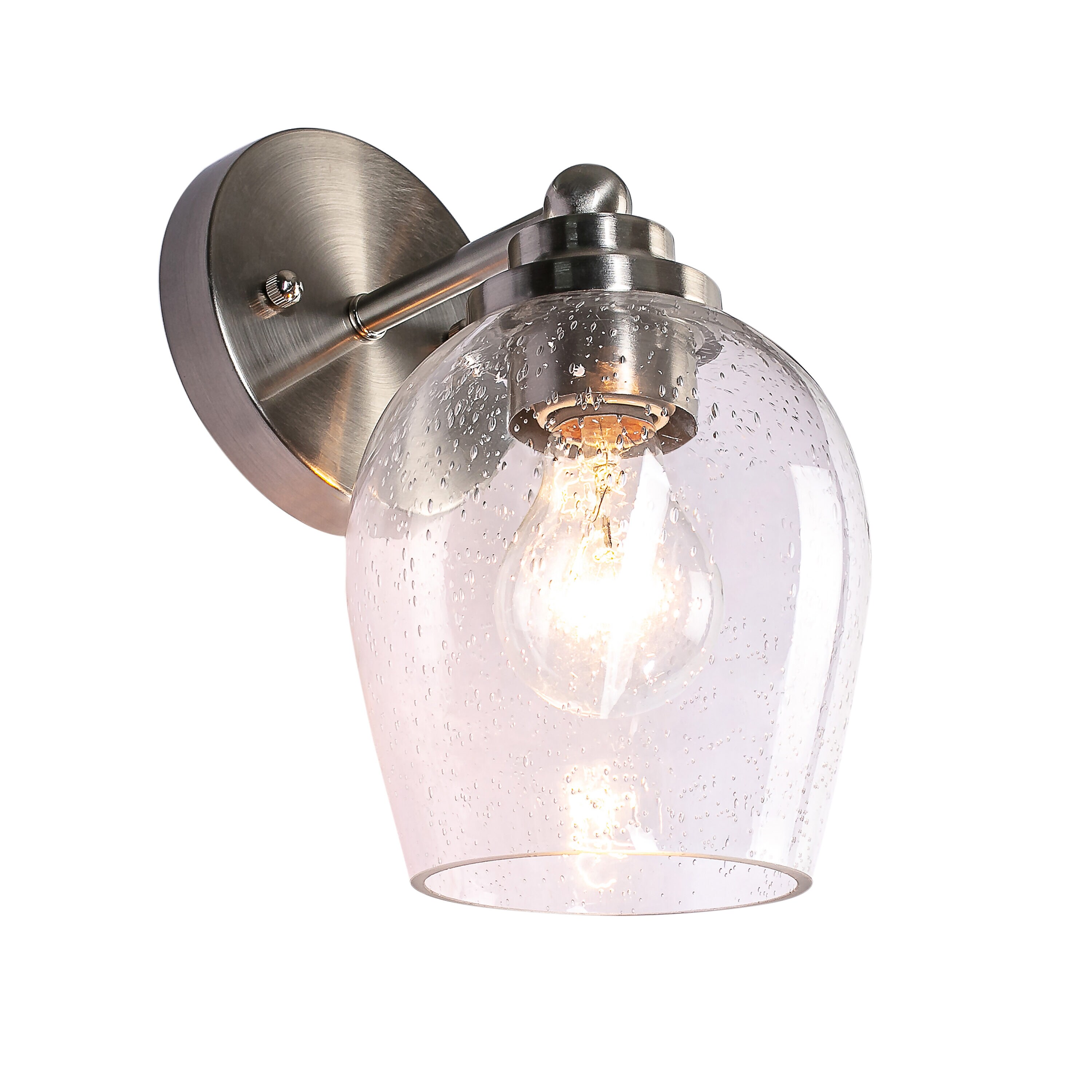 Aspen Creative Corporation 62335-08-1 5.5-in 1 -Light Brushed Nickel Transitional Vanity light