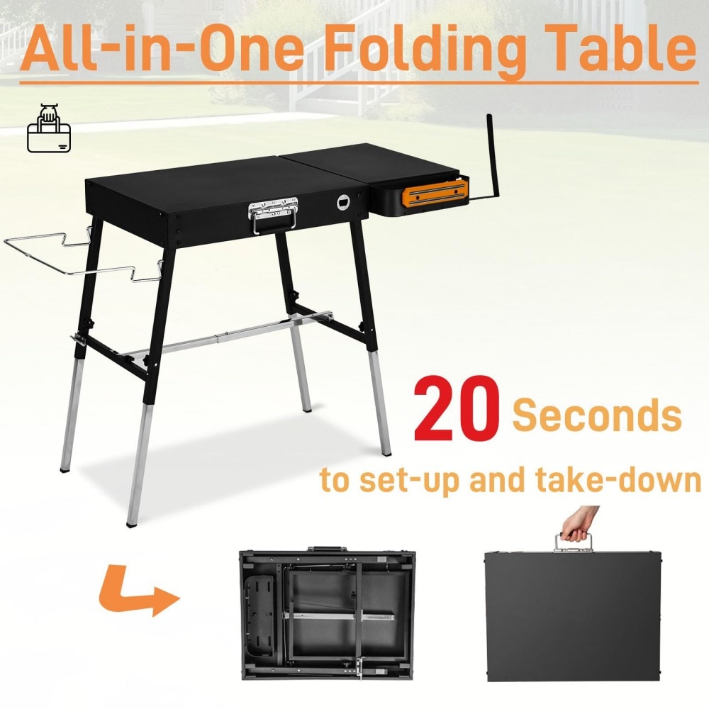 Tinyhomie LW-X-KARL3829 Grill-Carts-Grill-Stands - View #3