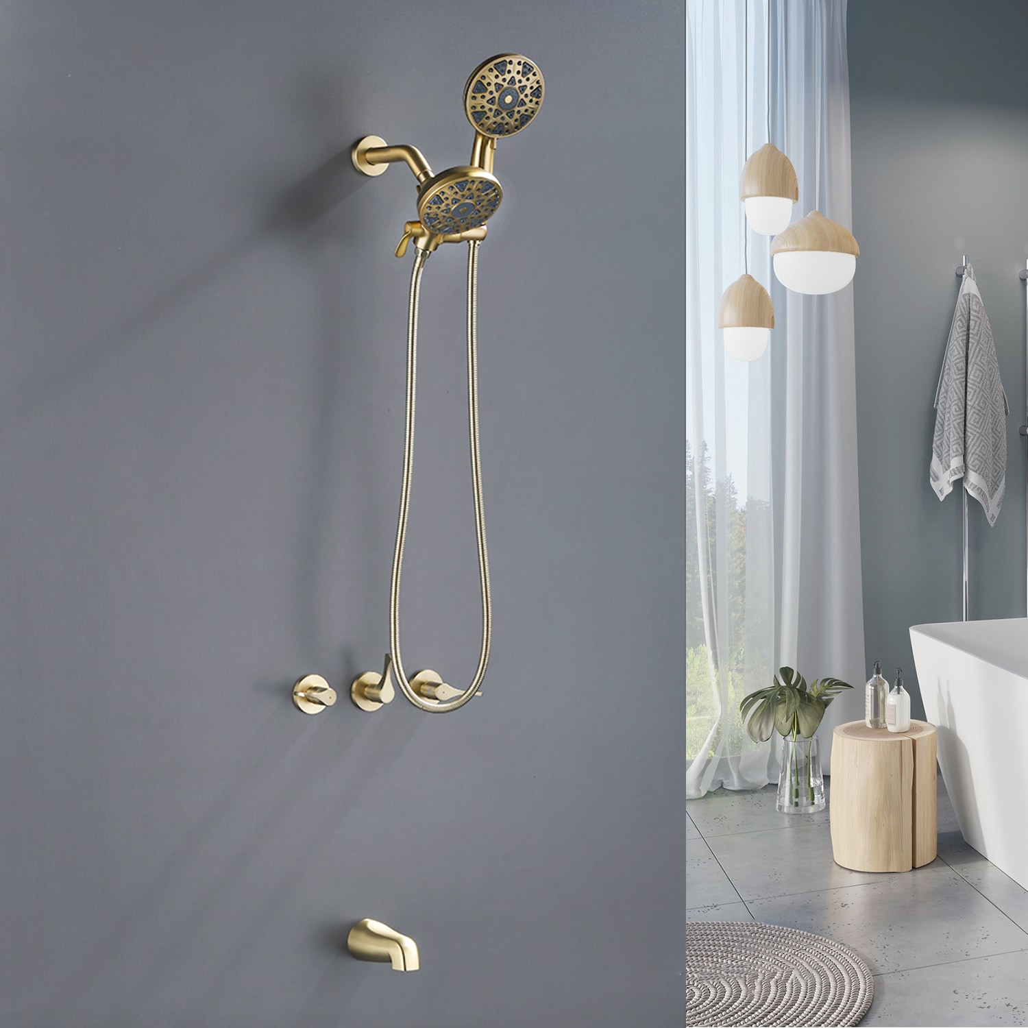 Dimakai DKBR0885A008695 Showerhead-Bar-Panels - View #2