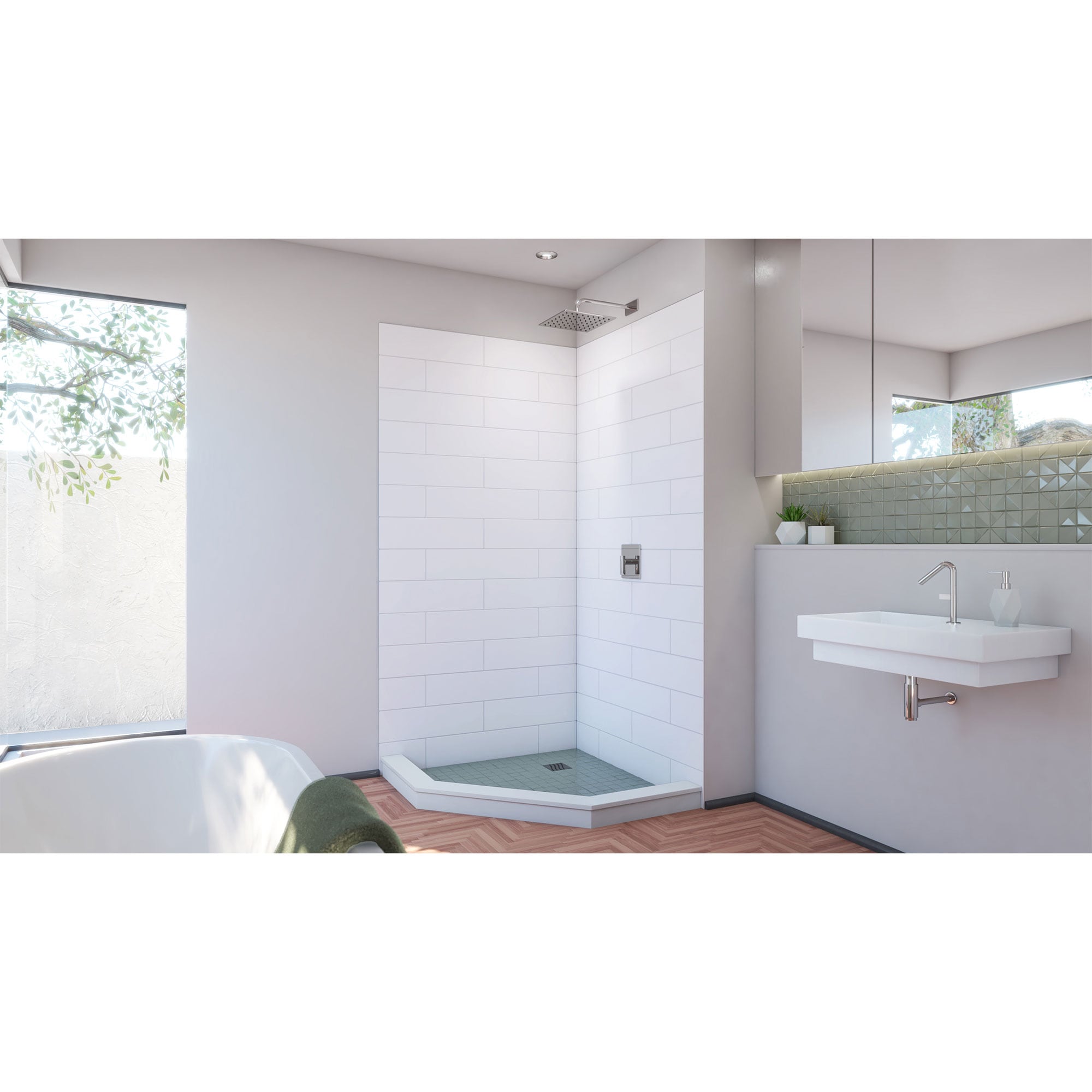 DreamLine WKDS424284XMS00 Shower-Wall-Surrounds - View #8