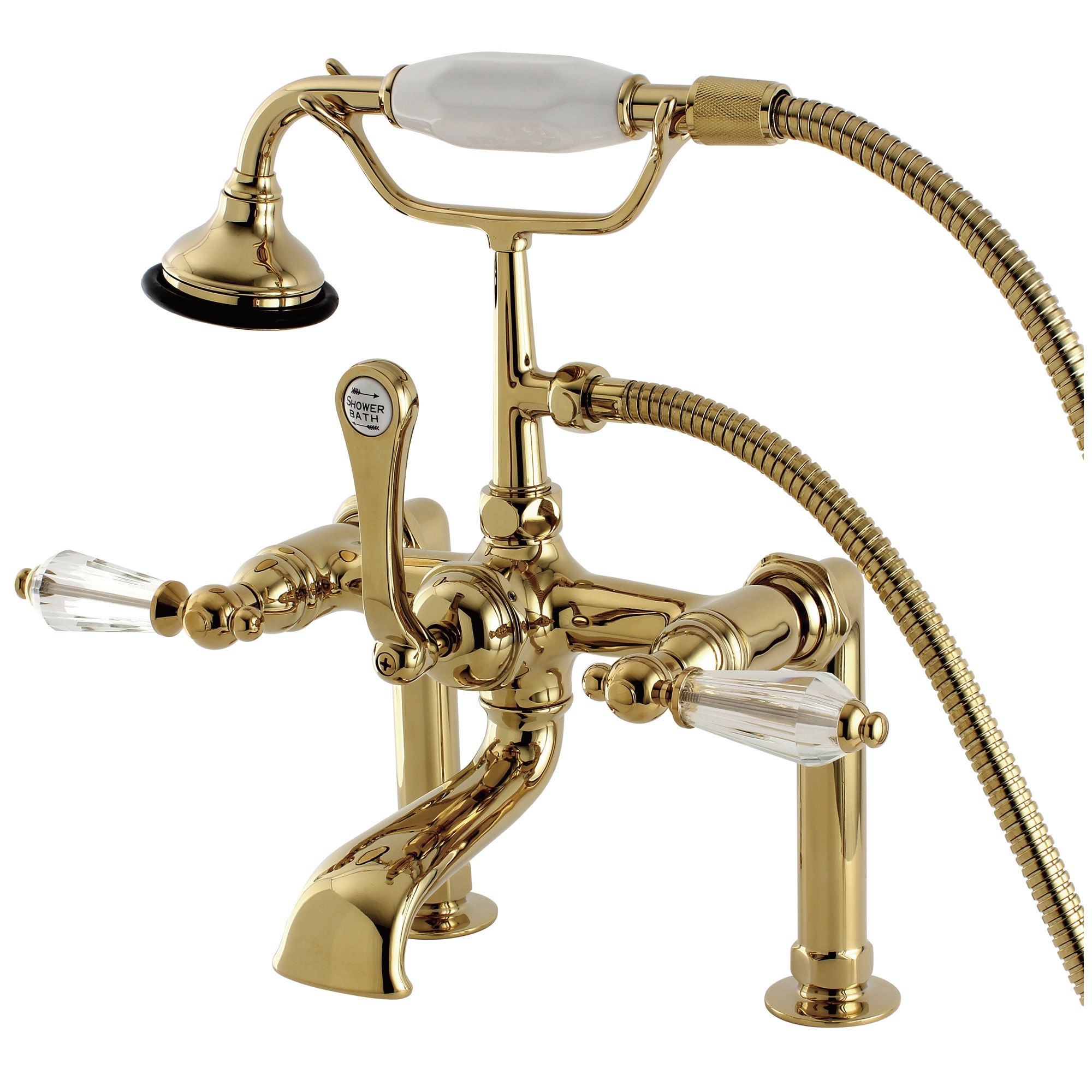 Kingston Brass WLAE103T2WLL Roman-Tub-Faucets - View #2