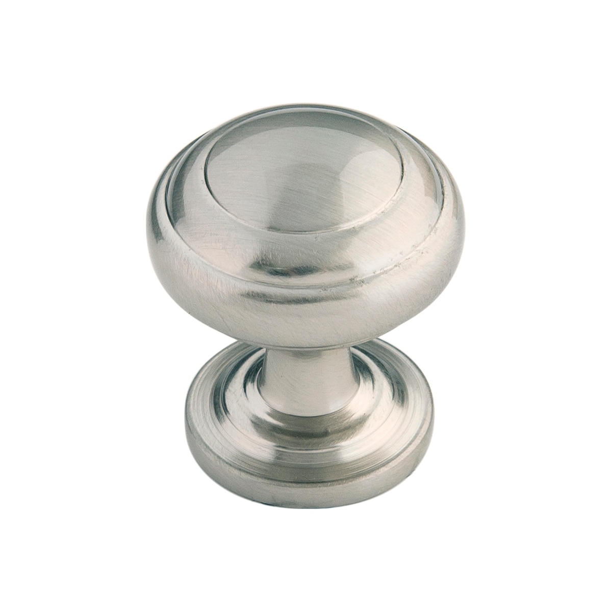Hickory Hardware P2286-SN-10B Zephyr 1-in Satin Nickel Mushroom Farmhouse Cabinet Knob 10 -Pack