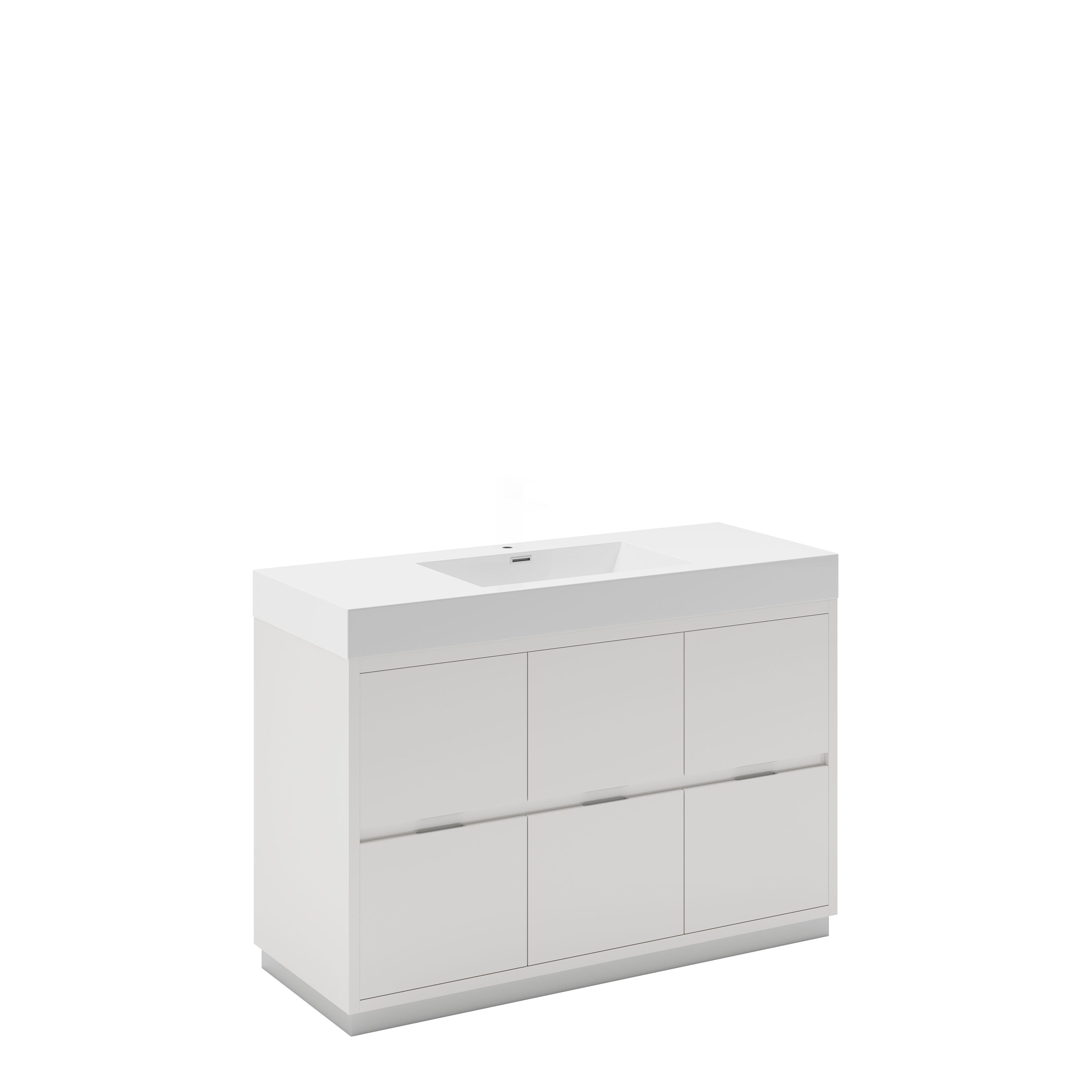 Fresca FCB8448WH-I Bath-Vanity-Combo - View #2