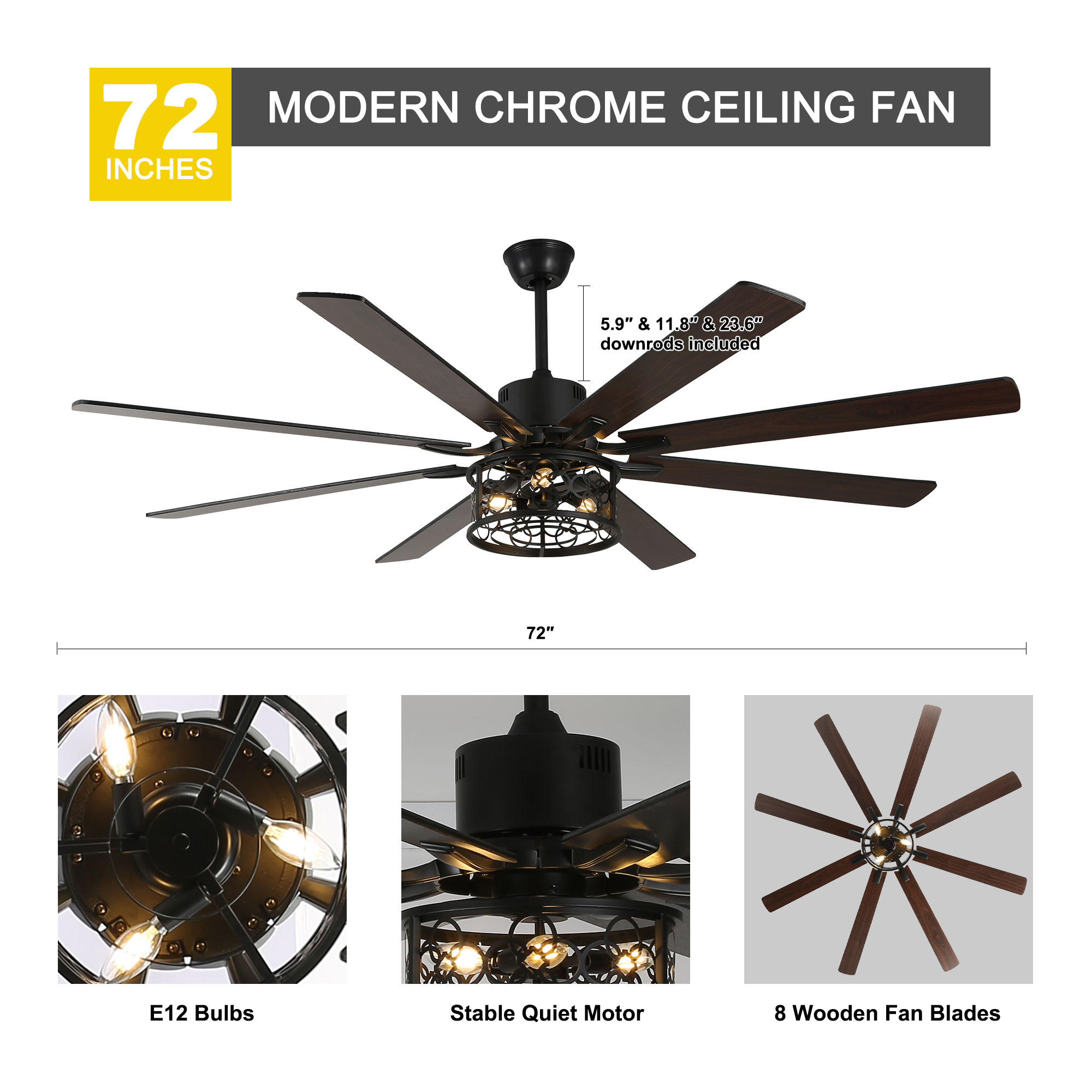 Oaks Decor DC7201-B Ceiling-Fans - View #16