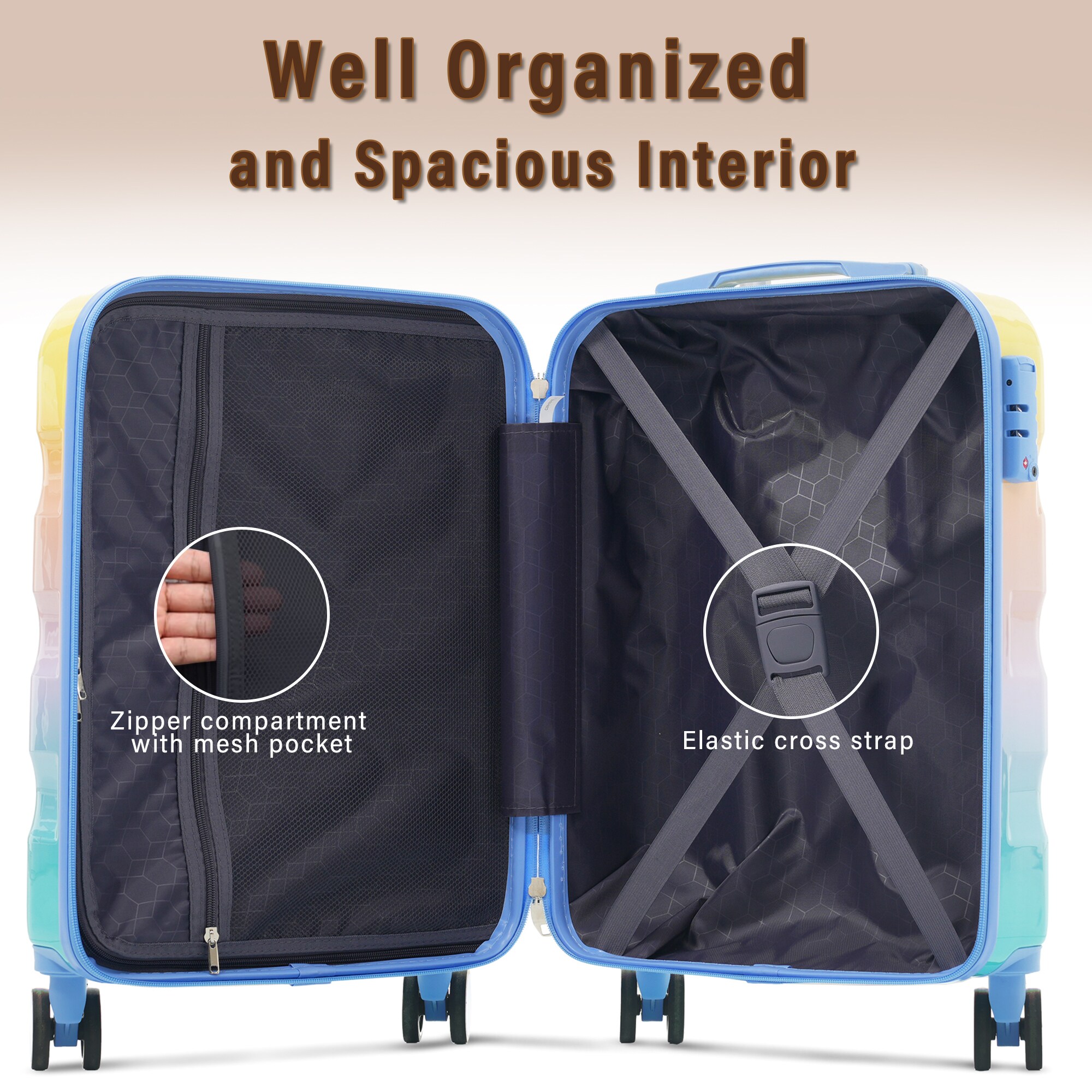 ModernLuxe L3P-N730P330343N Luggage-And-Luggage-Sets - View #7