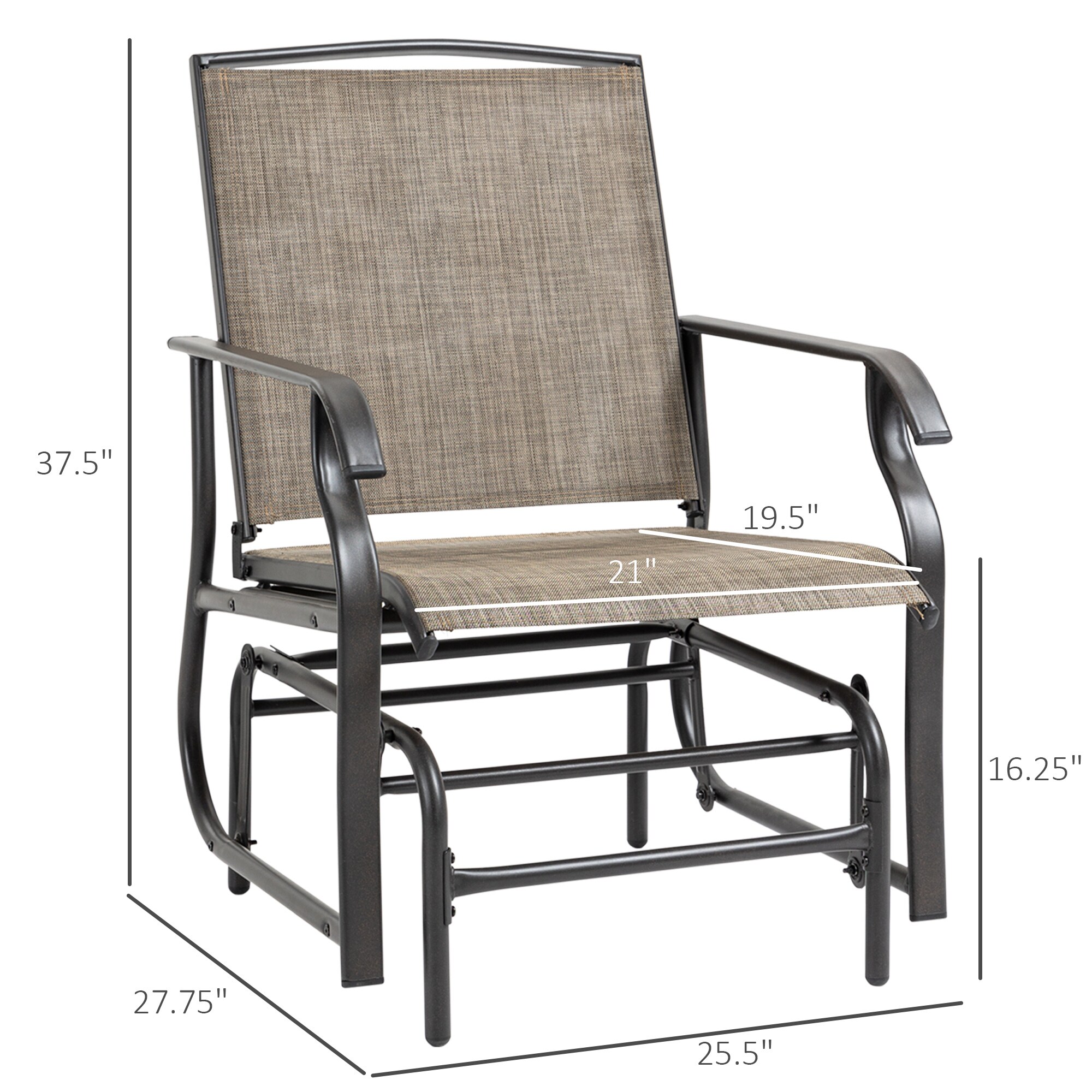 Outsunny 84B-776 Patio-Chairs - View #3