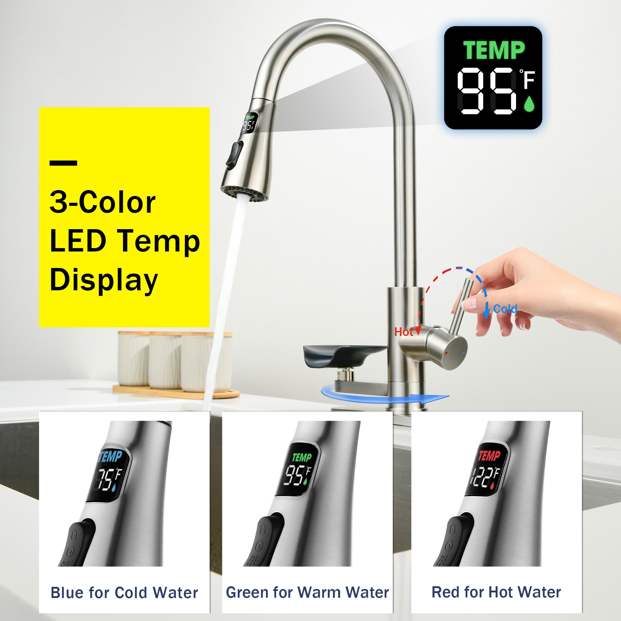 BEARSOLIM DJYC-W1217P474871 Kitchen-Faucets - View #4