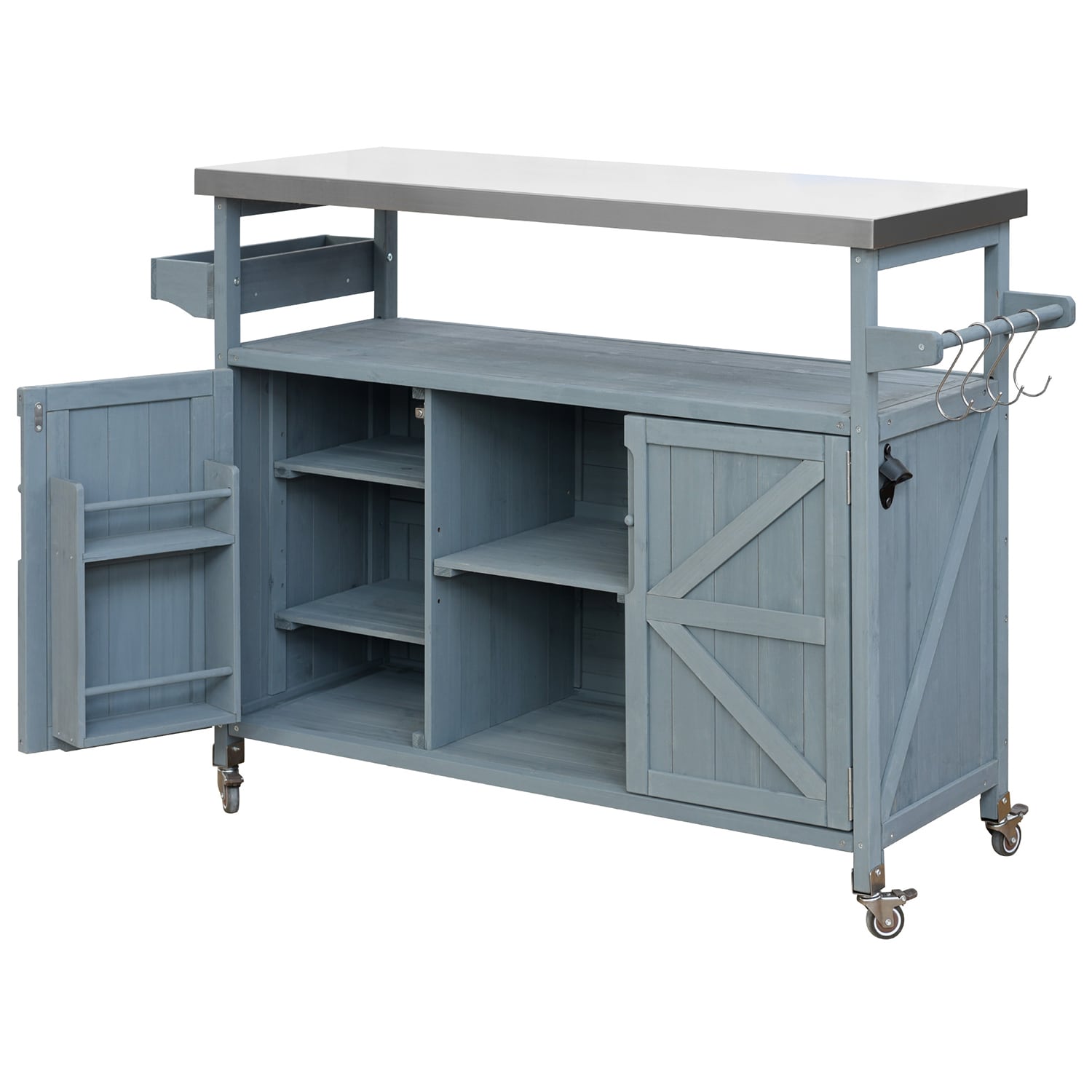 SINOFURN SYB260043GY Outdoor-Carts - View #4