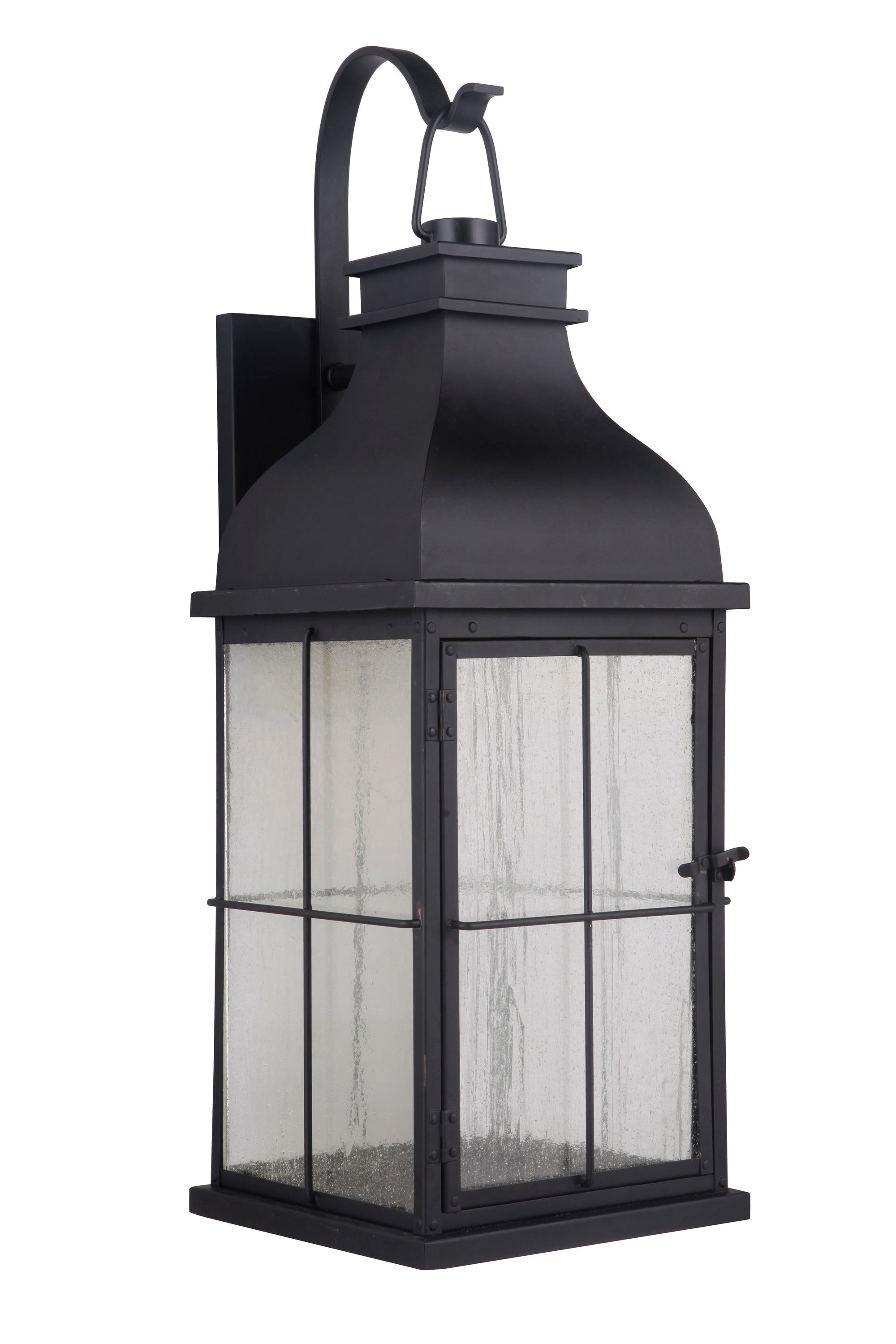 Craftmade Vincent 25-in H Black Integrated LED Outdoor Wall Light ...