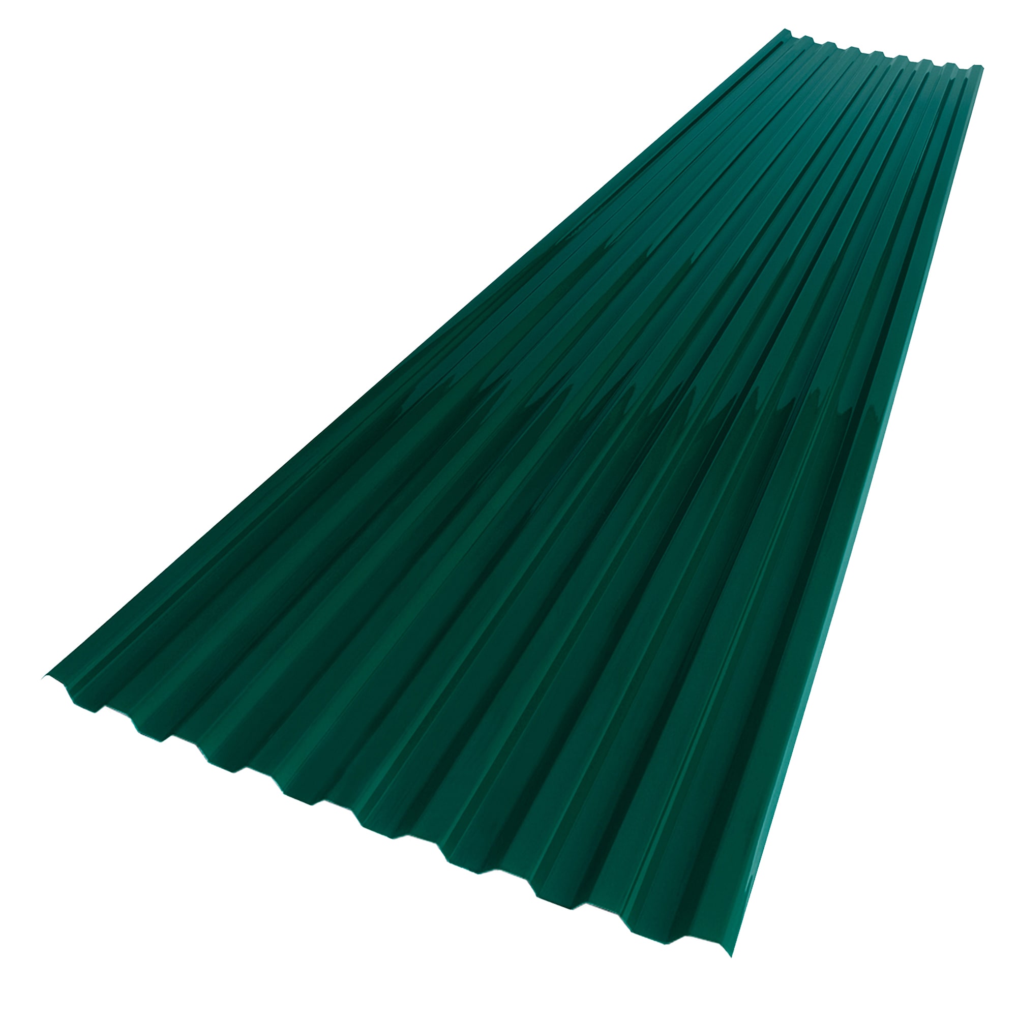 SUNTUF 2.16-ft x 12-ft Corrugated Green Polycarbonate plastic Roof Panel