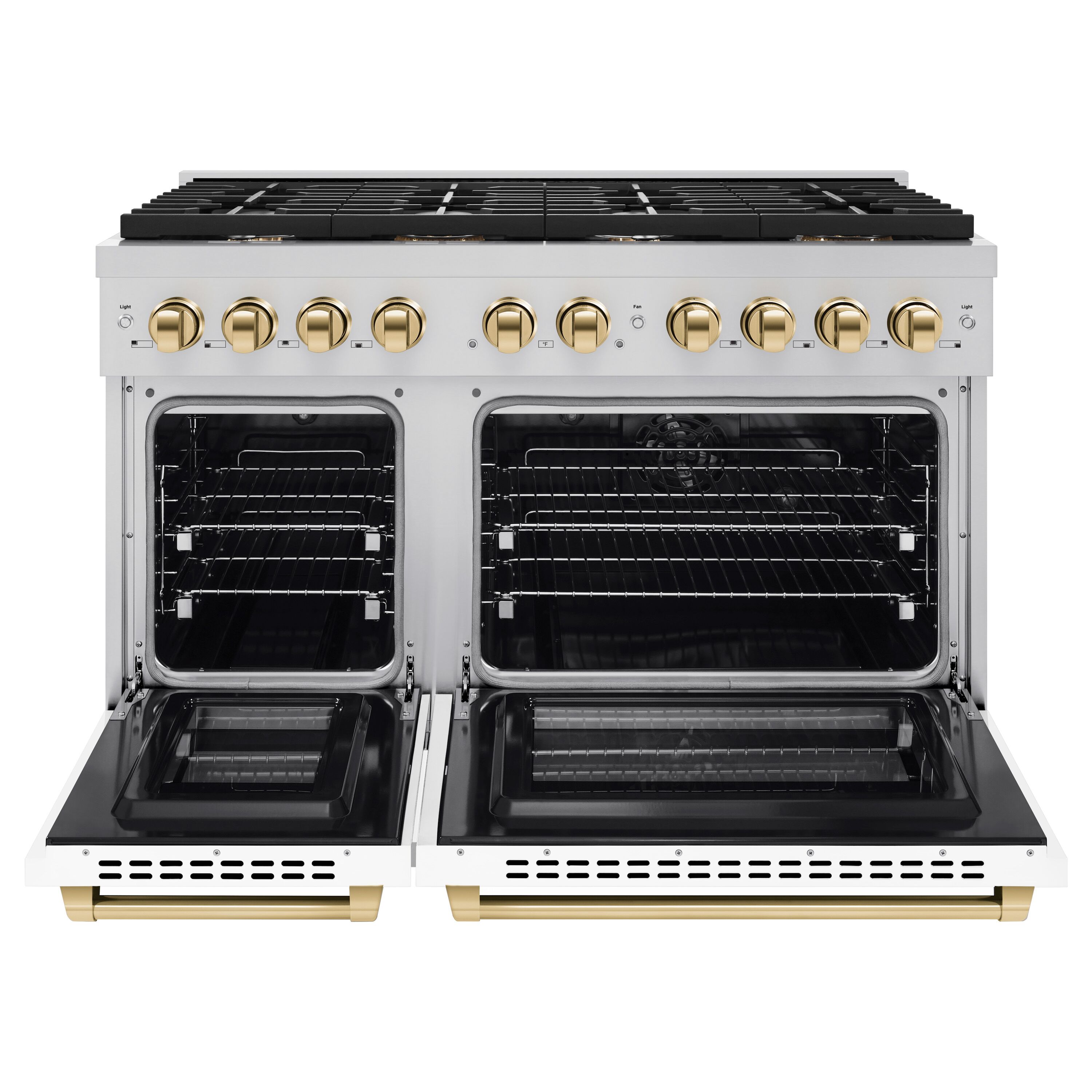 ZLINE KITCHEN & BATH SDRZ-WM-48-G Double-Dual-Fuel-Ranges - View #3