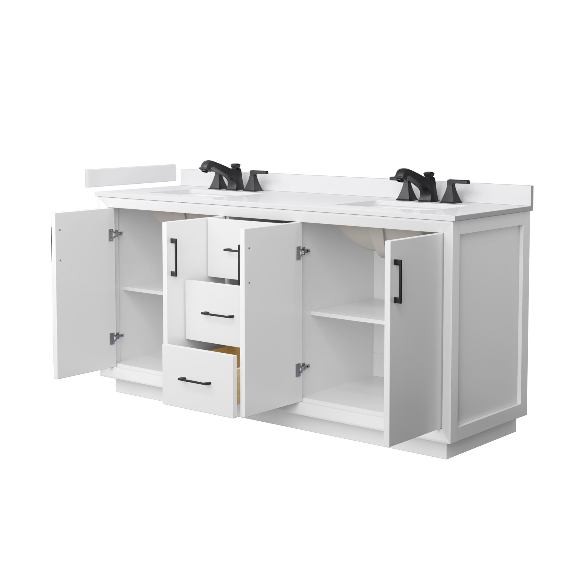 Wyndham Collection WCF414172DWBWCUS3MXX Bath-Vanity-Combo - View #2
