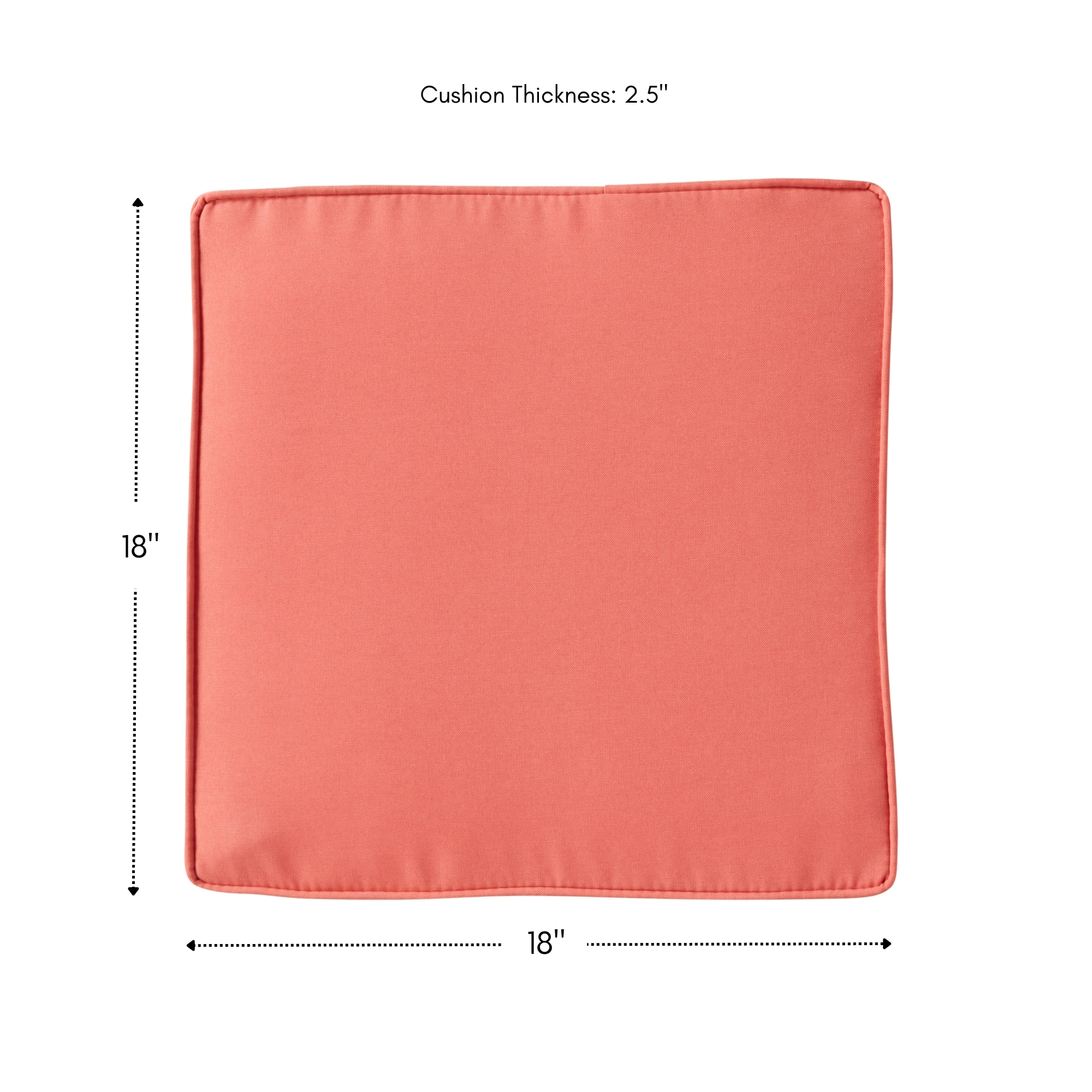 Greendale Home Fashions OP1100S2-CORAL Patio-Furniture-Cushions - View #7
