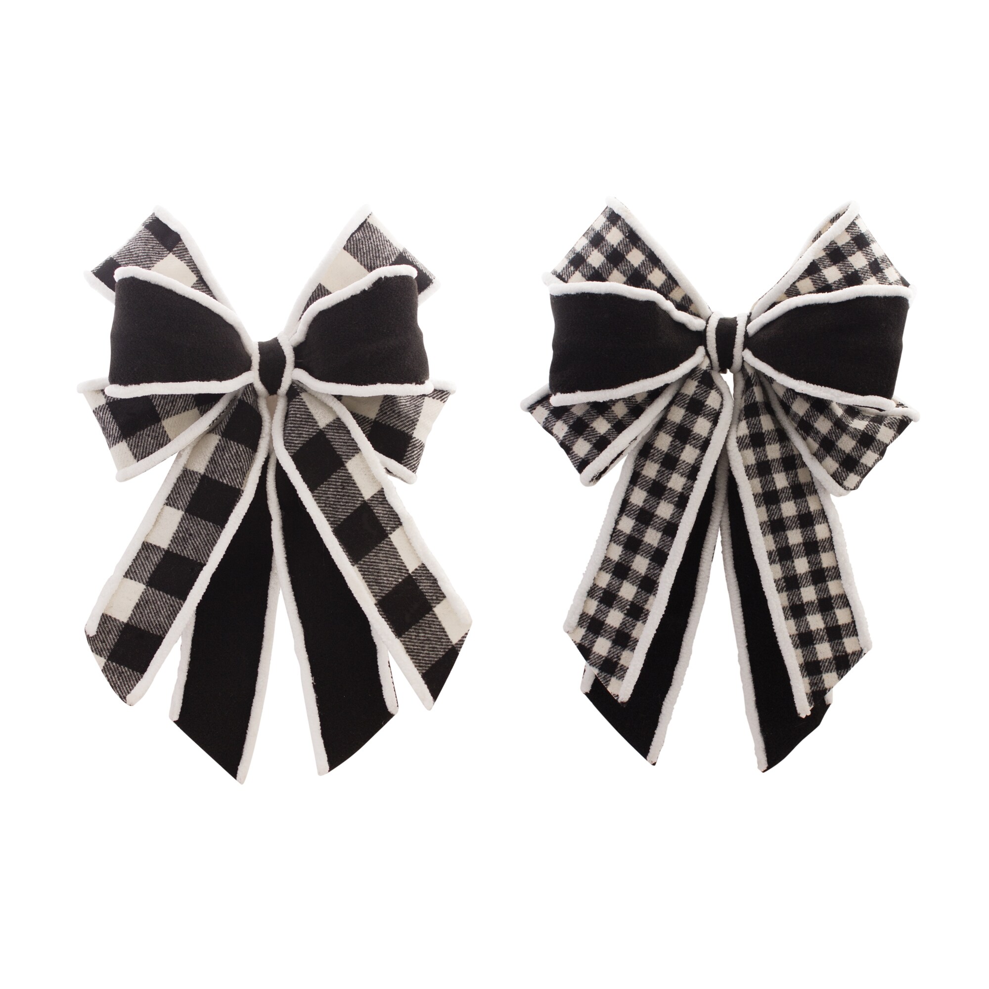 Melrose International 76297DS 16.25-in Decoration Bow (6-Pack) Christmas Decor