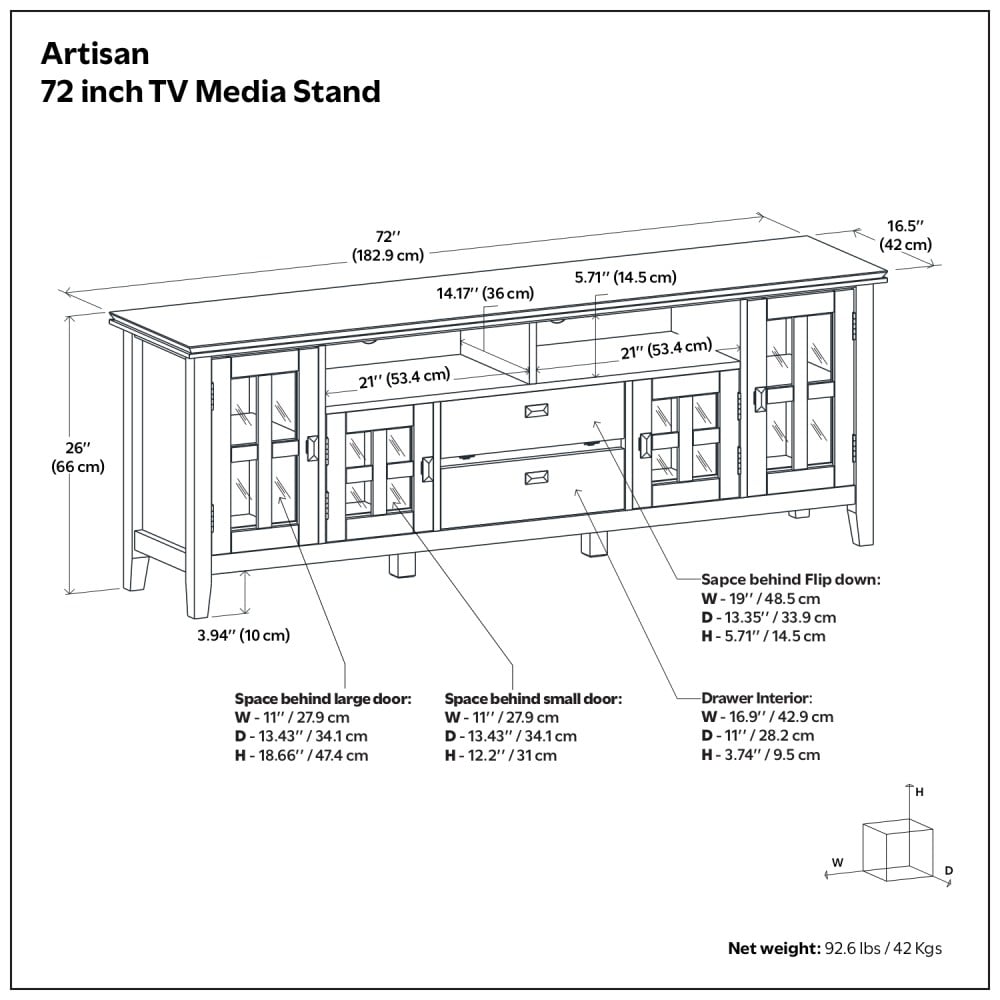 Simpli Home AXCHOL005-72GR Tv-Stands - View #11