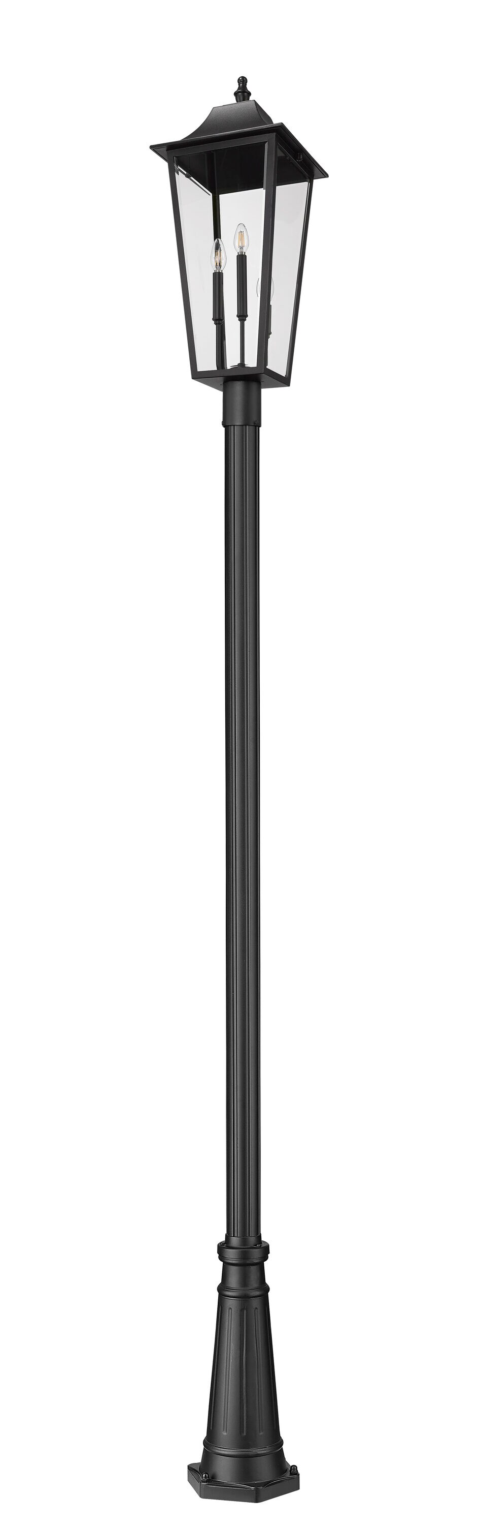 Z-Lite 5008PHXLR-5011P-BK Complete-Post-Lights - View #7