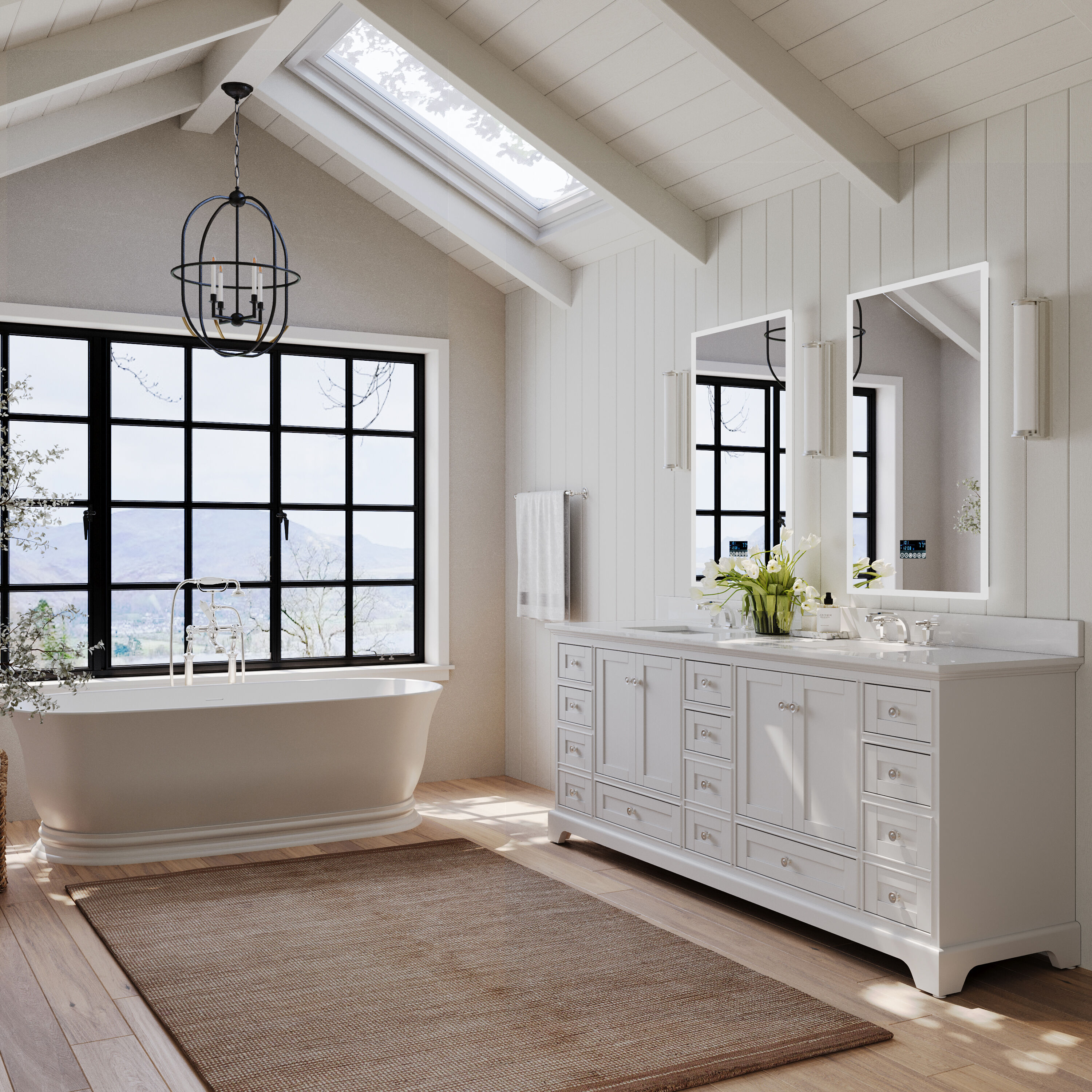 Ancerre Designs VTS-AUDREY-84-W-QCL Bath-Vanity-Combo - View #10