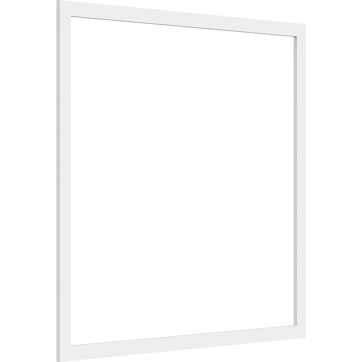 Ekena Millwork WALP38X36X037PRE 38-in x 36-in Smooth Paintable/Stainable White PVC Fretwork Wall Panel (