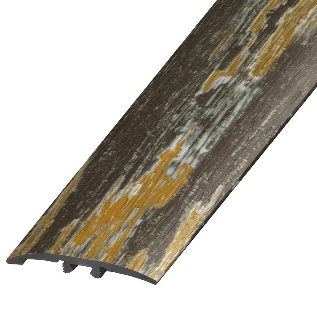 Versatrim SLT-117064 Old Desert Bronze Deco-Old Desert Bronze Aged 0.25-in T x 2-in W x 94-in L PVC 3-in-1 T-moulding/Reducer/Endcap