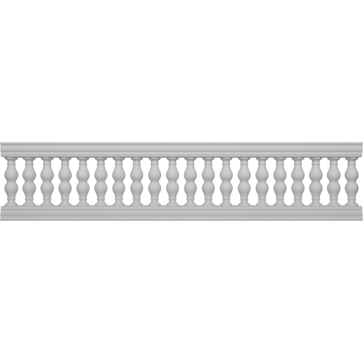Ekena Millwork BALK32X132AVN FiberThane 10-Feet x 32-Inches Avalon Fiberglass Deck Rail Kit