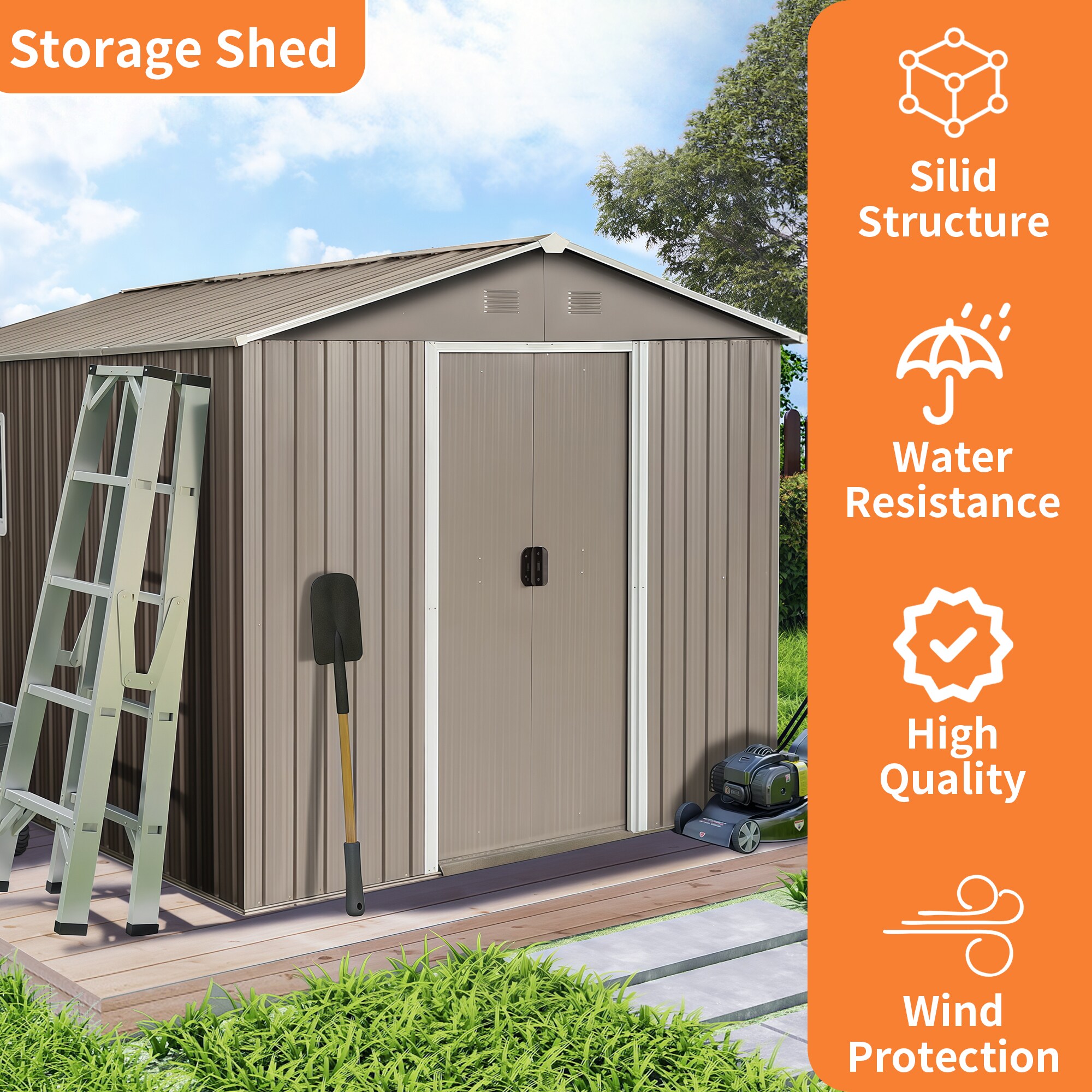 ToolCat BZ-3-173-SN Metal-Storage-Buildings-Sheds - View #5