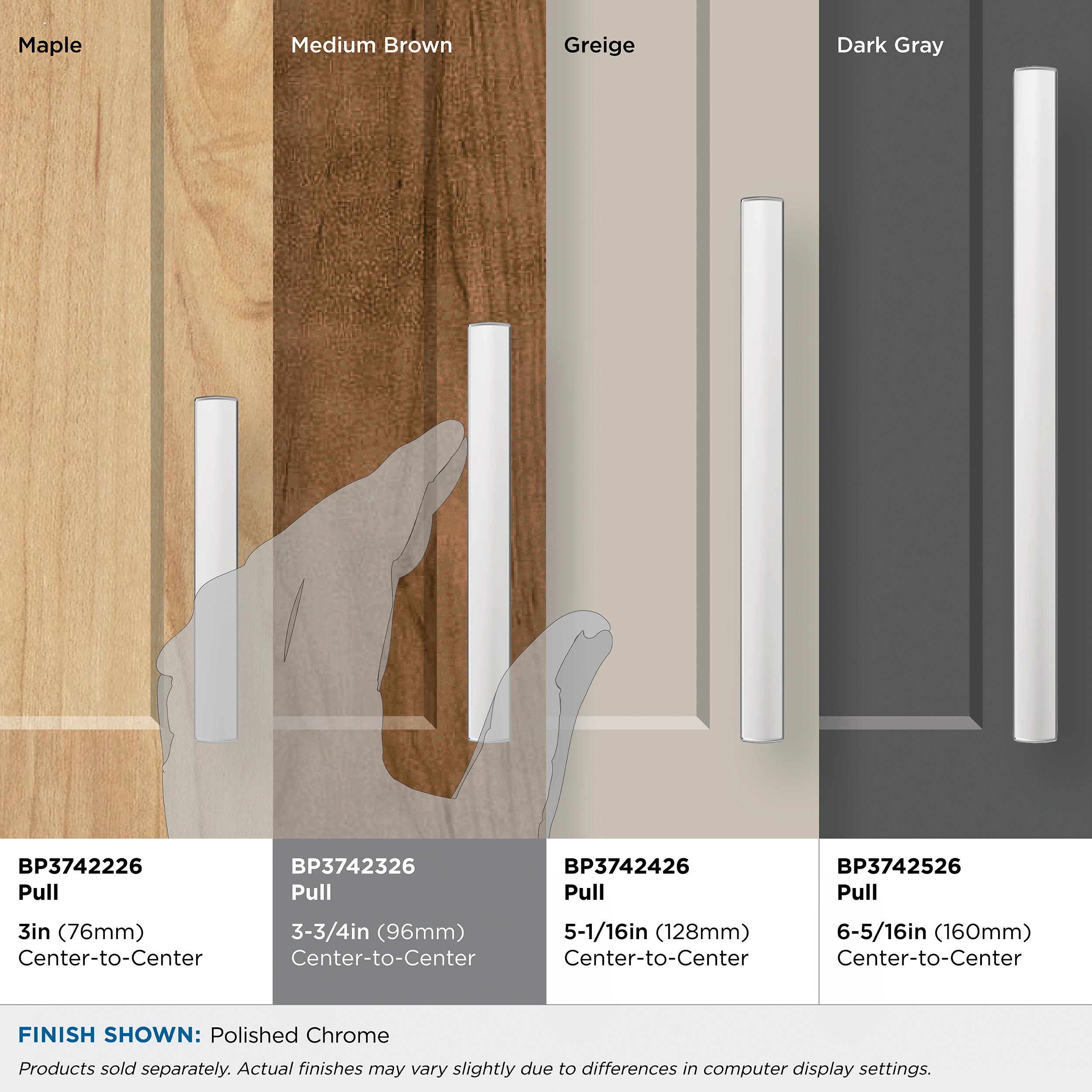 Amerock BP3742326 Cabinet-Pulls - View #8