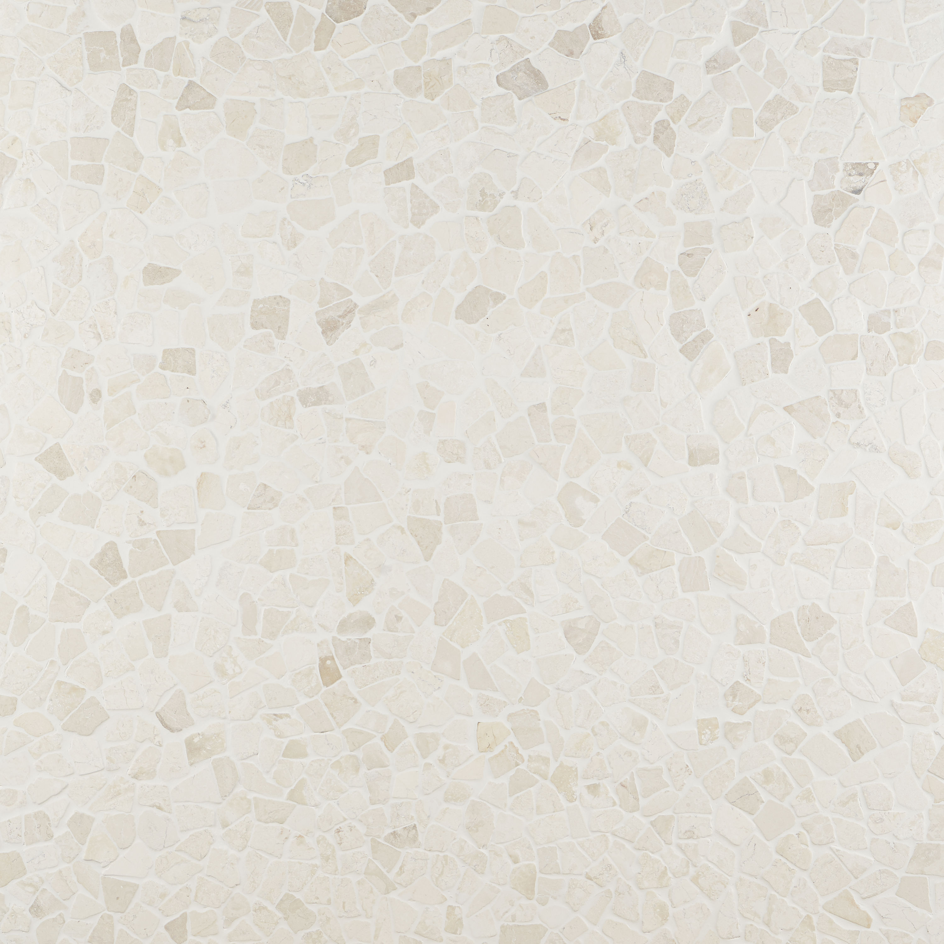 Artmore Tile EXT3RD105047 Landscape White 12-in x 12-in Natural Natural stone Stone look Pebble Mosaic Floor and Wall Tile ( 0.97-sq ft Piece )