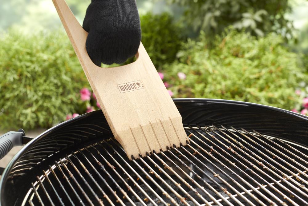 BBQ Grill Brush & Scraper for BBQ Grill, Safe 17 Stainless Steel