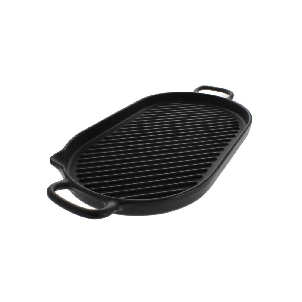 Reviews for Chasseur French Enameled 18 in. Cast Iron Grill Pan in Black