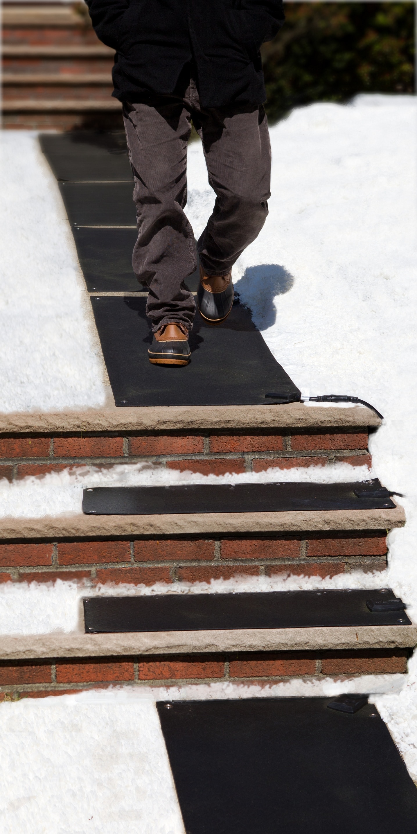 HeatTrak HR10-30 Residential Snow-Melting Stair Mat, 10 inch by 30 inch, 120 Volt