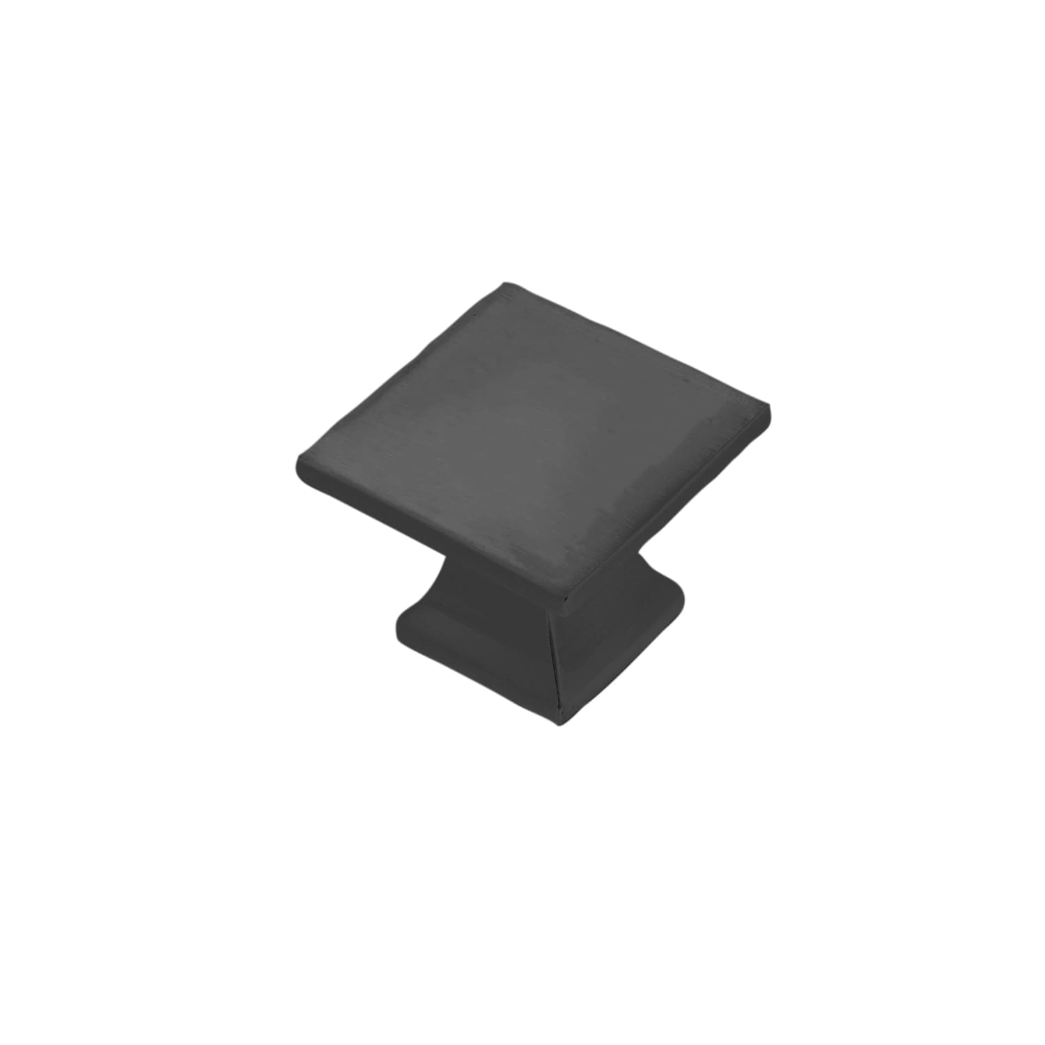 Hickory Hardware P3028-MB-10B Studio Matte Black Square Transitional Cabinet Knob 10 -Pack