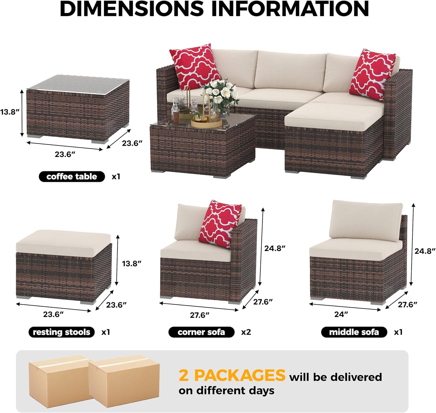 Qeetex LHF-DYQ-PHO-34UKGBGT Patio-Dining-Sets - View #2