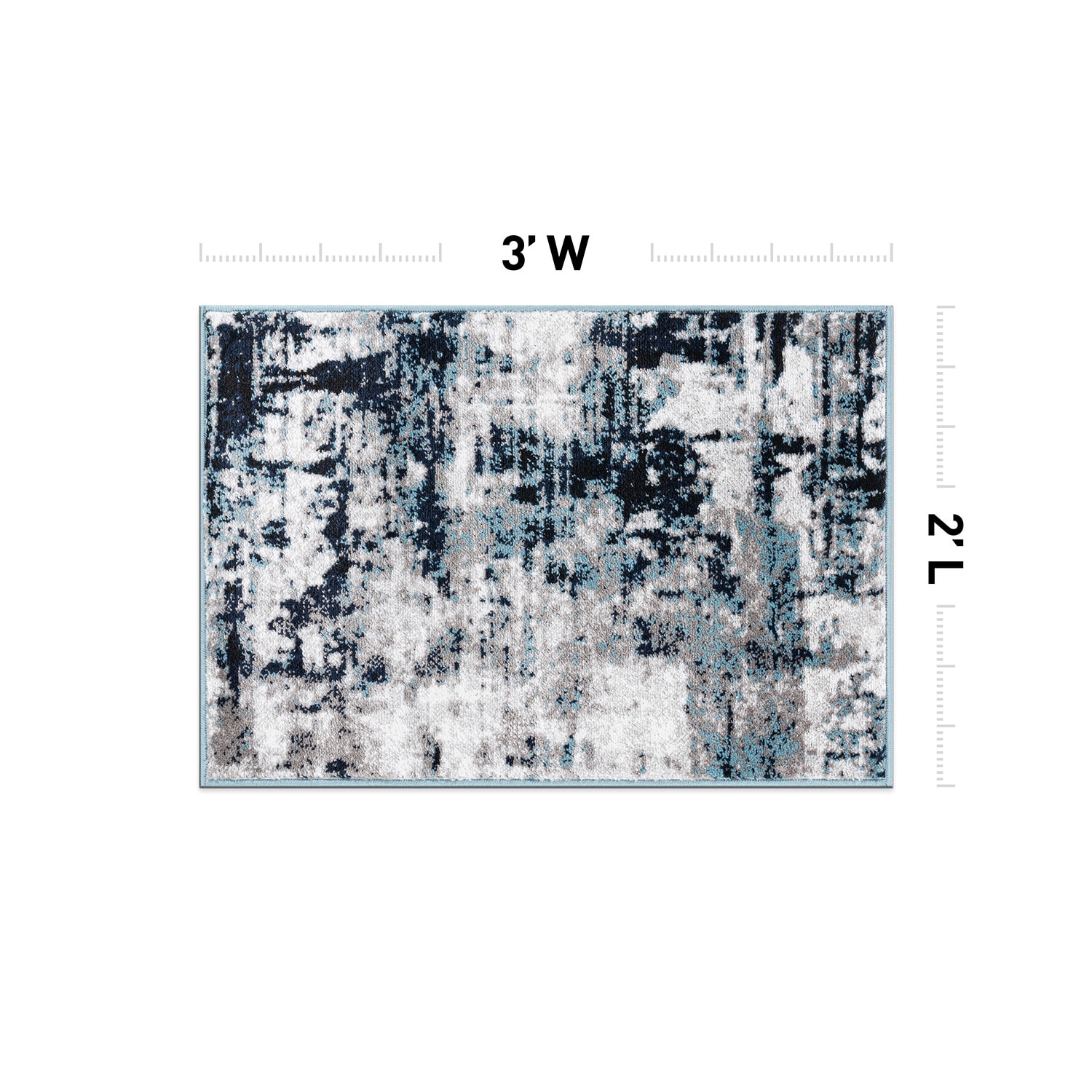 World Rug Gallery 935BLUE2X3 rugs - View #3