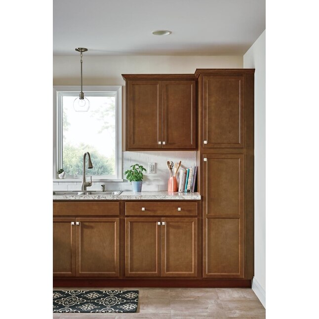 Diamond NOW Weyburn 18-in W x 84-in H x 23.75-in D Saddle Door Pantry Stock Cabinet Diamond NOW Weyburn 18-in W x 84-in H x 23.75-in D Saddle Door Pantry Stock Cabinet