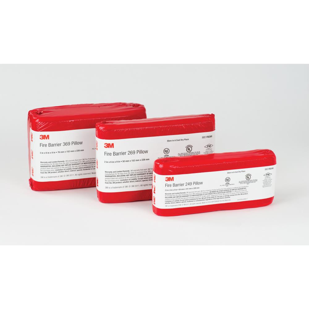 3M FB249 Fire Barrier 11.25-in to 11.25-in H Intumescent Fire Protection Pillow