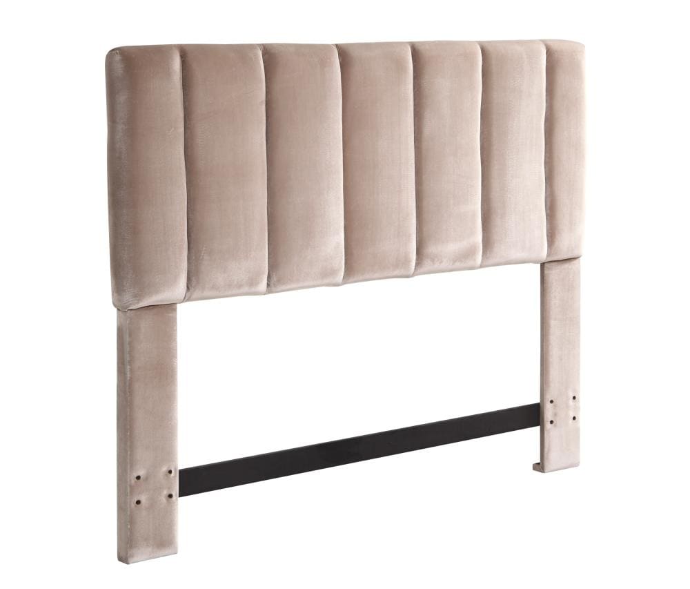 Chic Home Design FHB9068-LW Uriella Taupe Twin Velvet Upholstered Headboard