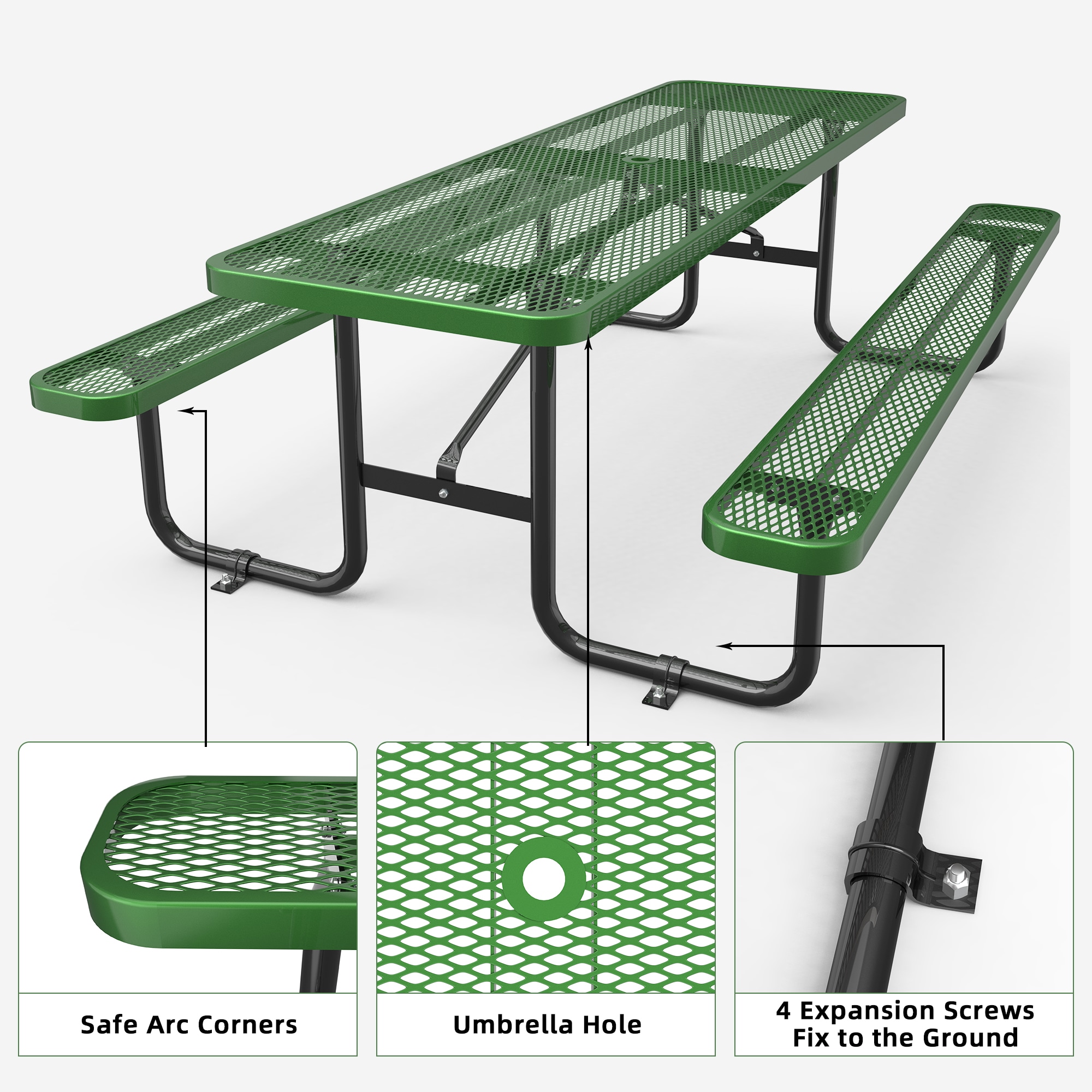 Bayfeve BFG-234E-PDS Picnic-Tables - View #4