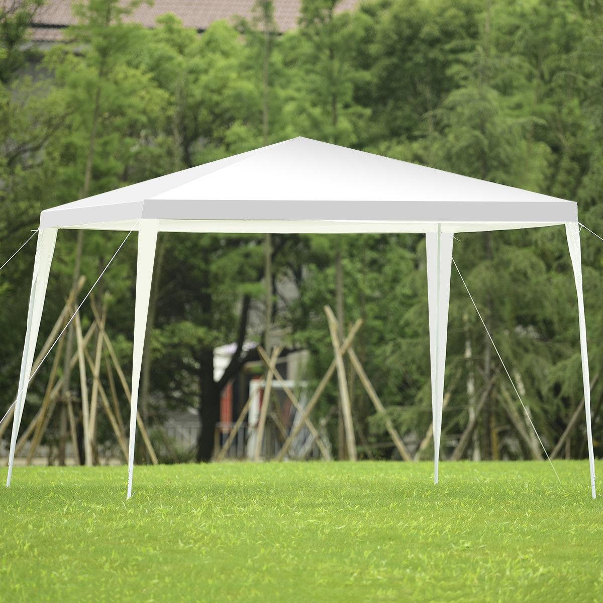 Clihome CL-3602 10-Feet x 10-Feet Square White Party canopy