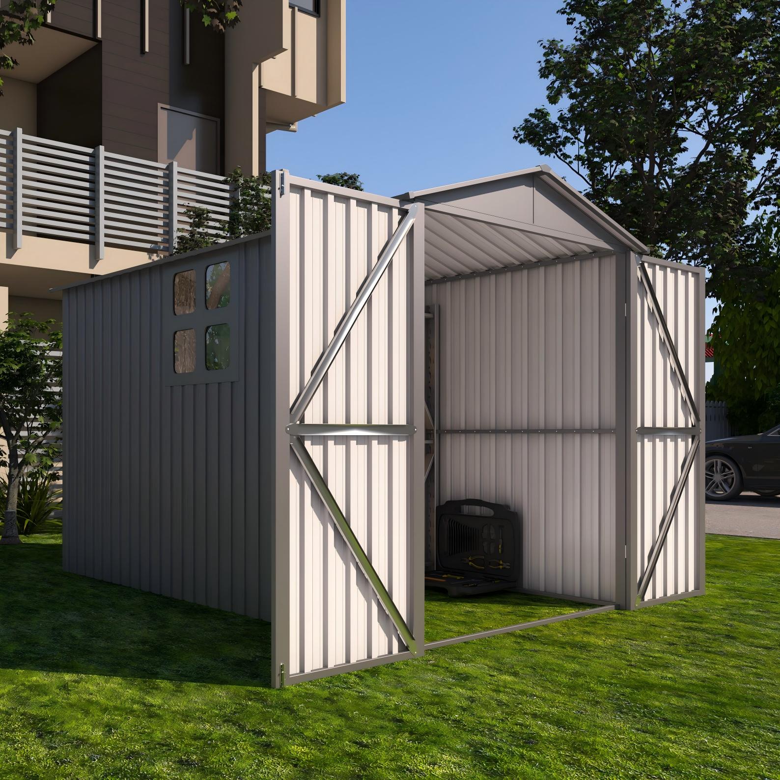 Iseryn OS720S00 Metal-Storage-Buildings-Sheds - View #3