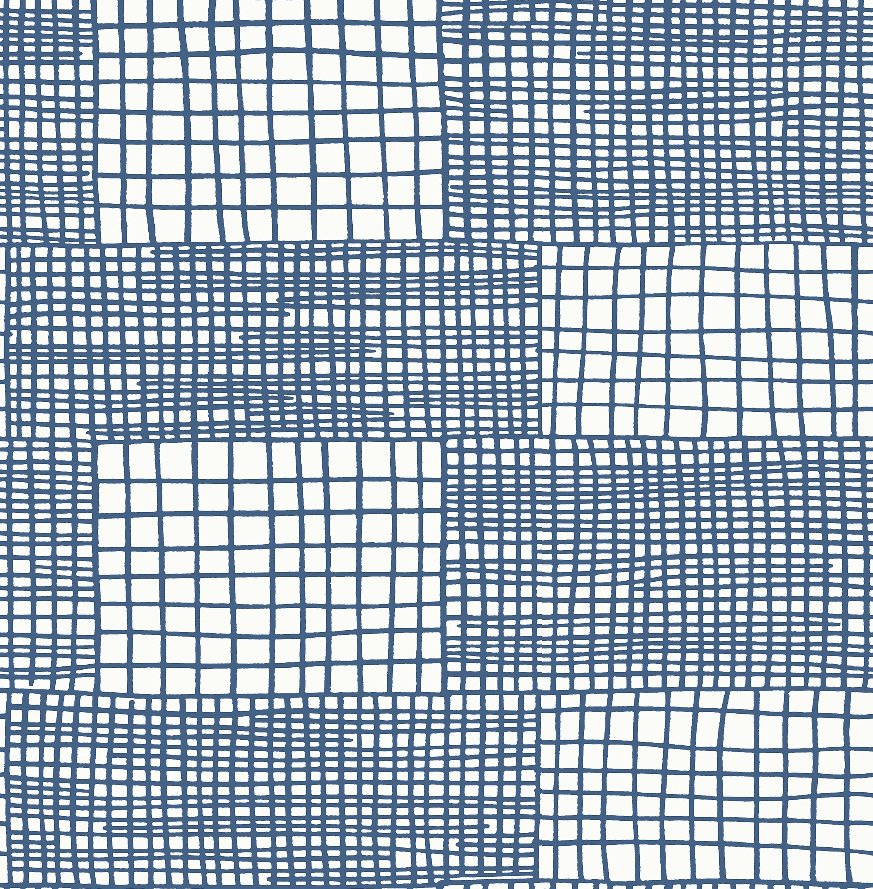 A-Street Prints BlueBell 56.4-sq ft Blue Non-woven Geometric Unpasted ...