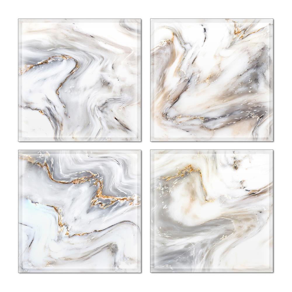 Instant Mosaic Upscale Designs by Ema 16-Pack 6-in x 6-in Glossy Glass Subway Wall Tile