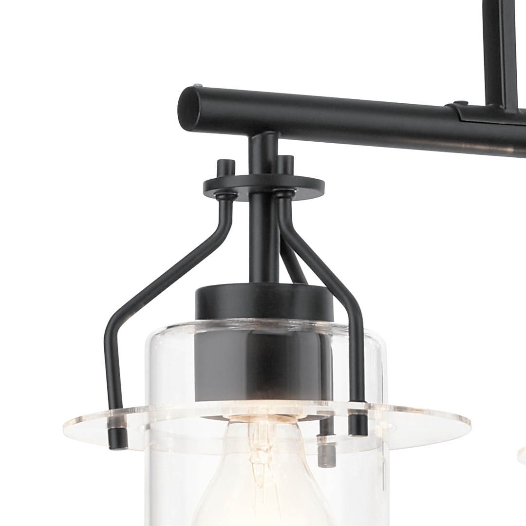 Kichler Everett 5-Light Black Industrial Dry rated Chandelier in the ...