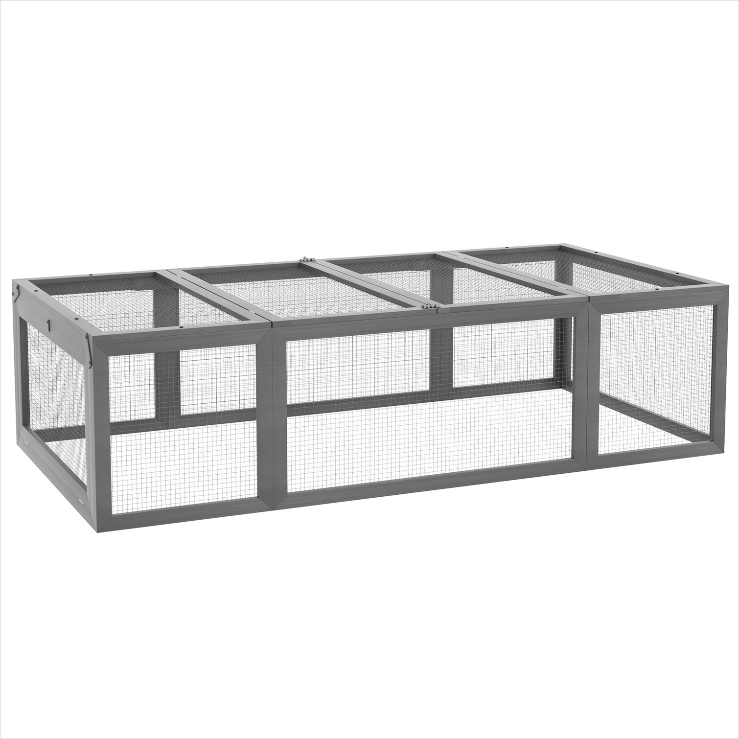 FlowLuxe STSCLNYJK9GI Chicken-Coops-Rabbit-Hutches - View #9