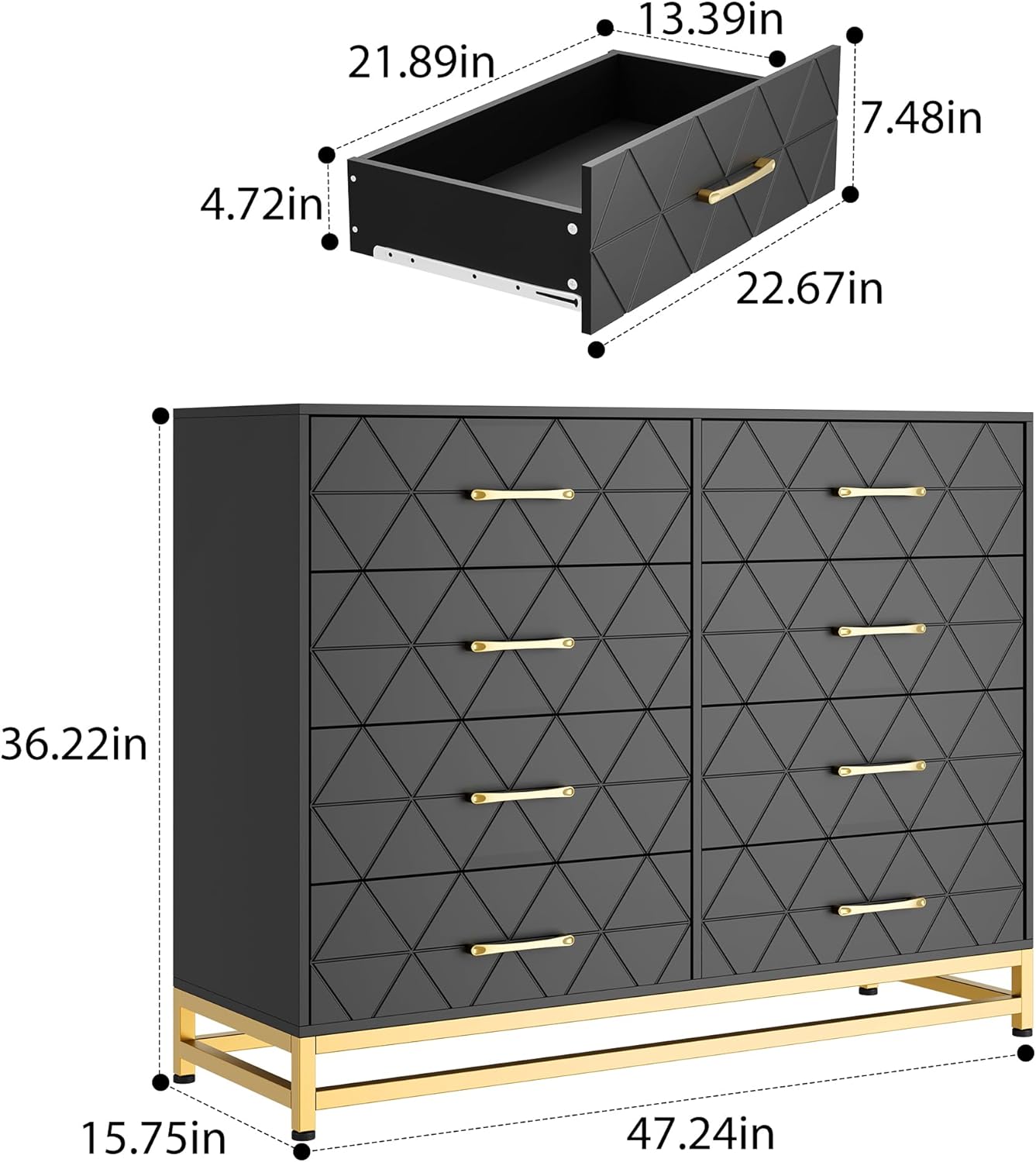 Garvee WWJ-PHO-0ZKRXI7K dressers - View #2