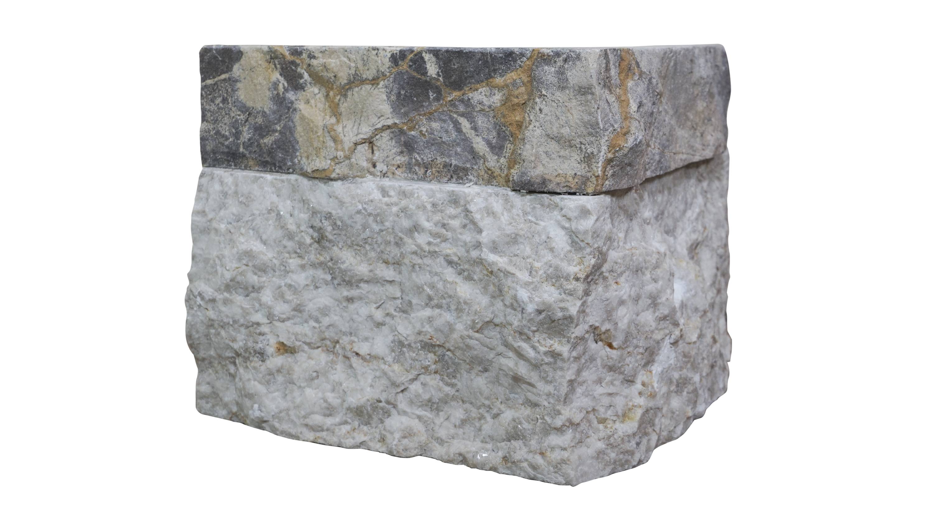 Natural Stone Veneer L49-6C-SS-MA 6-in x Set of 50 LNFT-Stacked Stone-Mocha Almond-6inCorner 50 Linear feet Mocha Almond Stone veneer