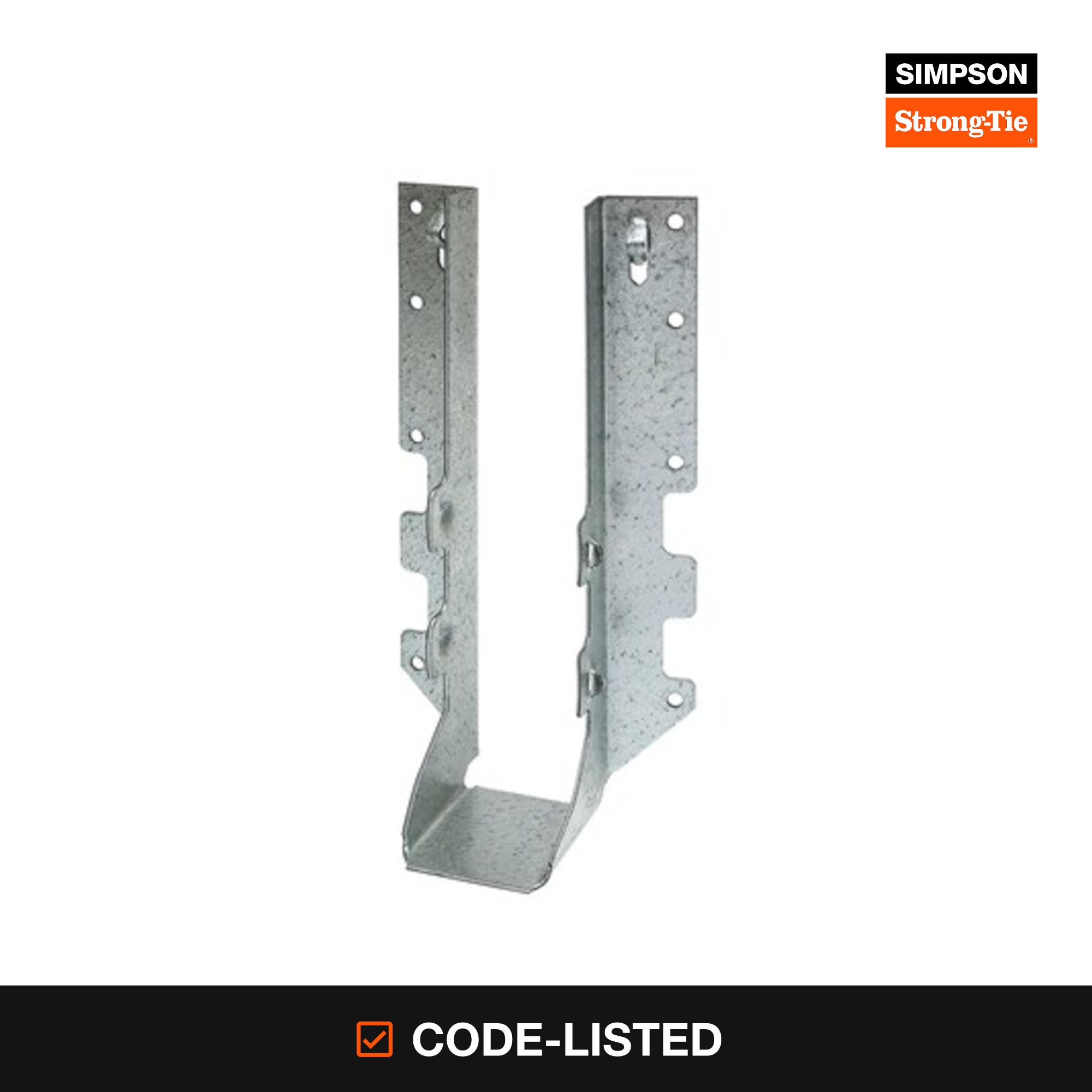Simpson Strong-Tie LUS 2-in x 10-in Single 18 -Gauge G90 galvanized Face mount joist hanger